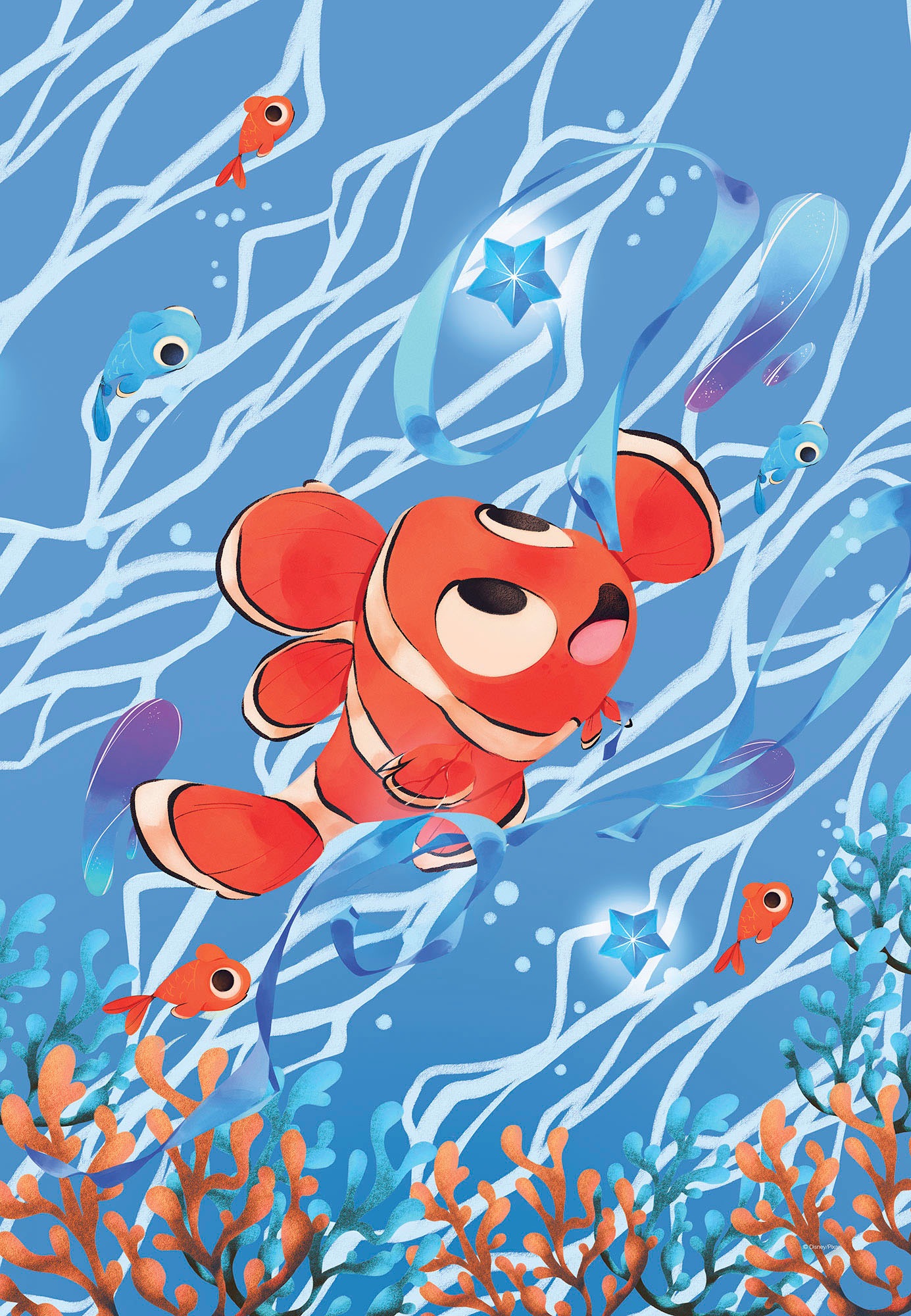 Komar Leinwandbild "Carefree Nemo - Größe 40 x 60 cm" Disney 40 x 60 cm (Br günstig online kaufen