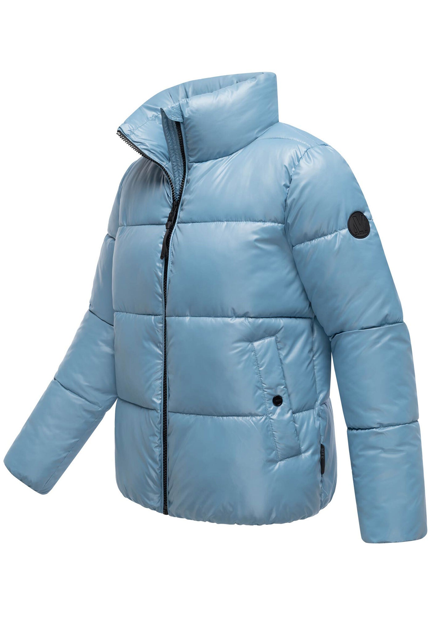 Marikoo Winterjacke »Hazalee«, mit leicht gläzendem Obermaterial und hohem Kragen