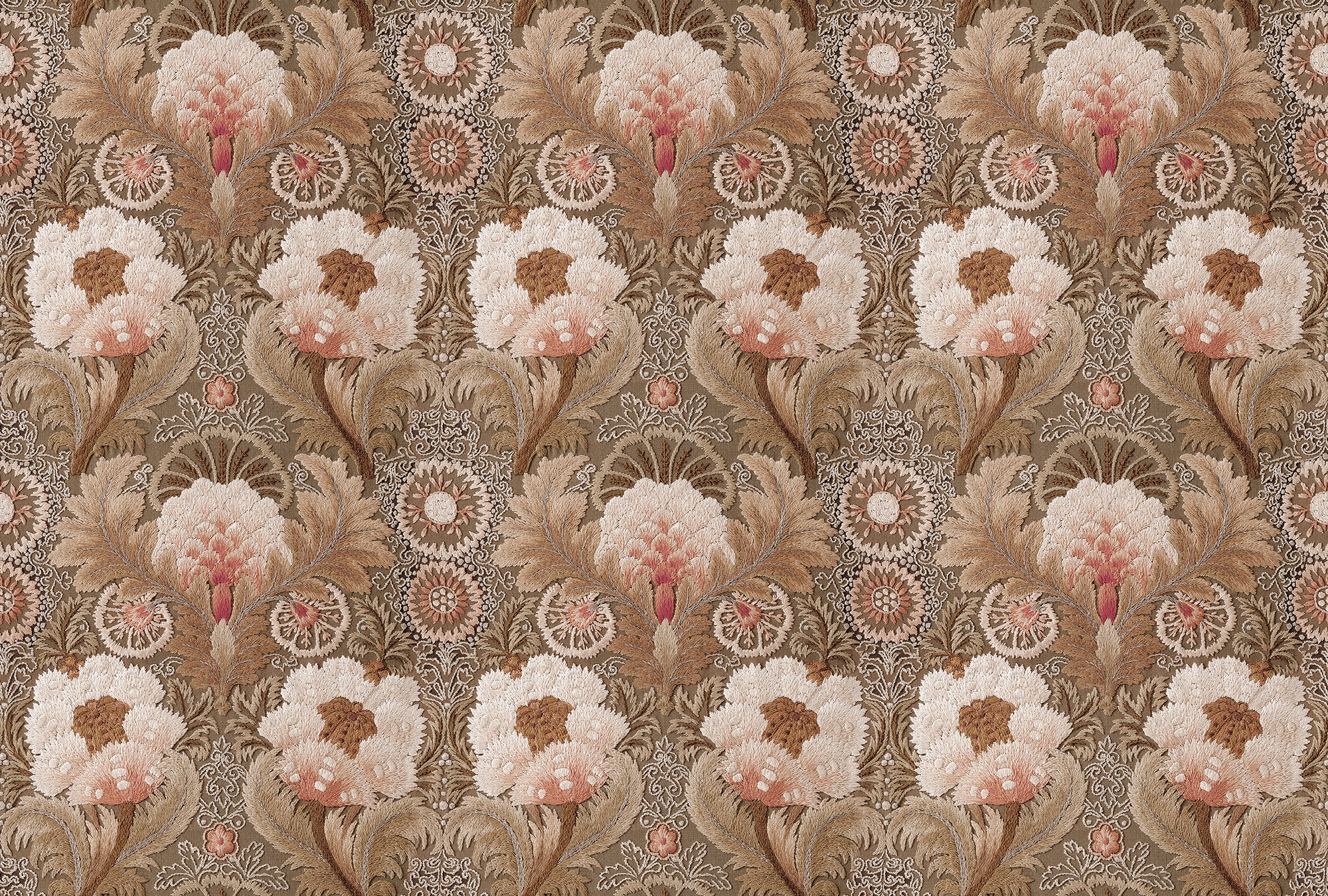 living walls Fototapete "Walls by Patel Chateau" glatt Blumen Fototapete chateau 2 4,00 m x 2,70 m 200 g Vlies Premium Tapete