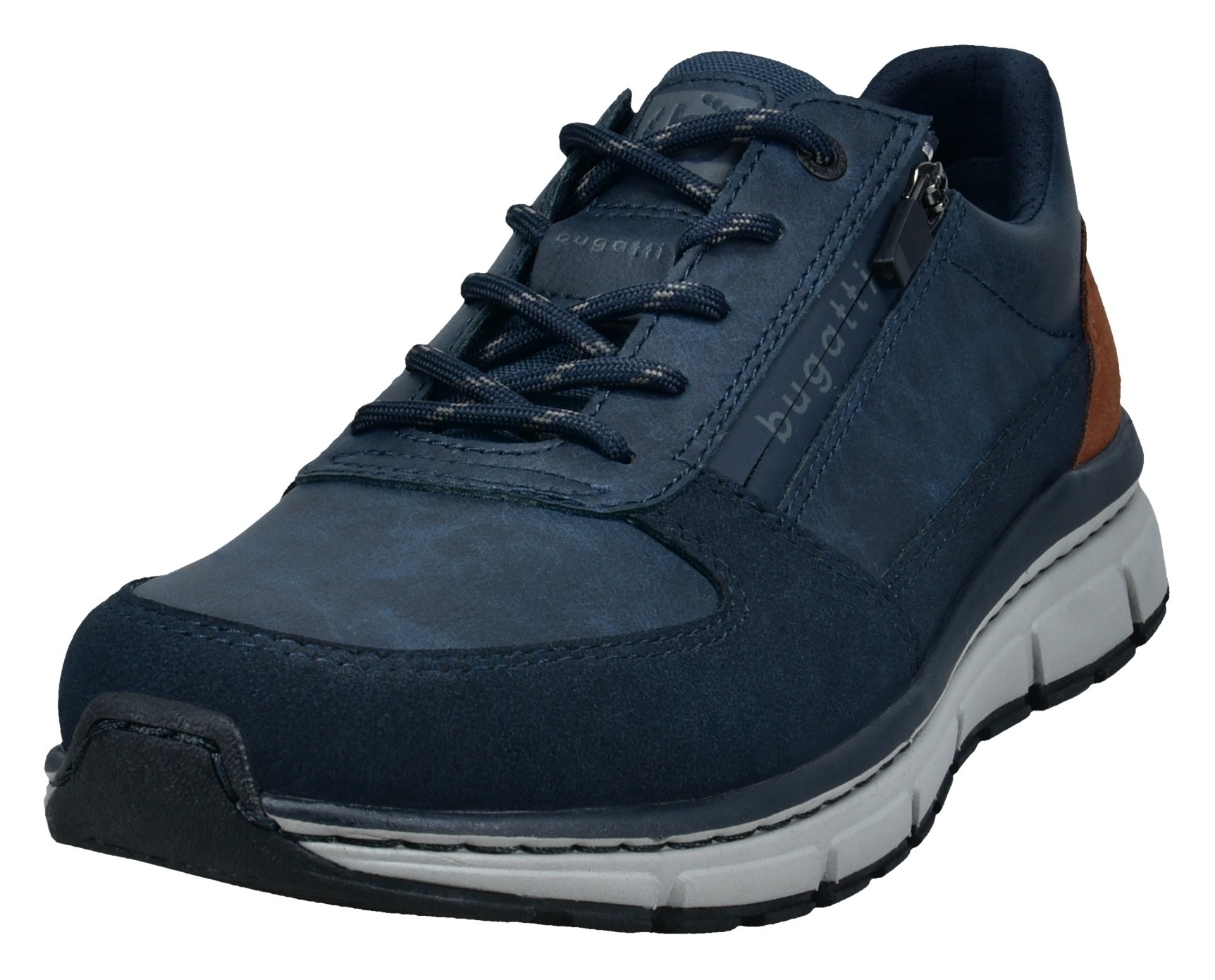 bugatti Keilsneaker, Freizeitschuh, Halbschuh, Schnürer, Kontrastbesatz an günstig online kaufen