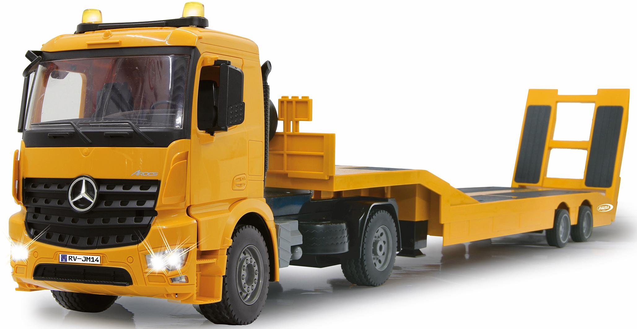 RC-Truck JAMARA "Tieflader Arocs", gelb, Fernlenkfahrzeuge, KinderB:85cm H:18cm T:13cm, Kunststoff, mit Sound, B:85cm H:18cm T:13cm 3