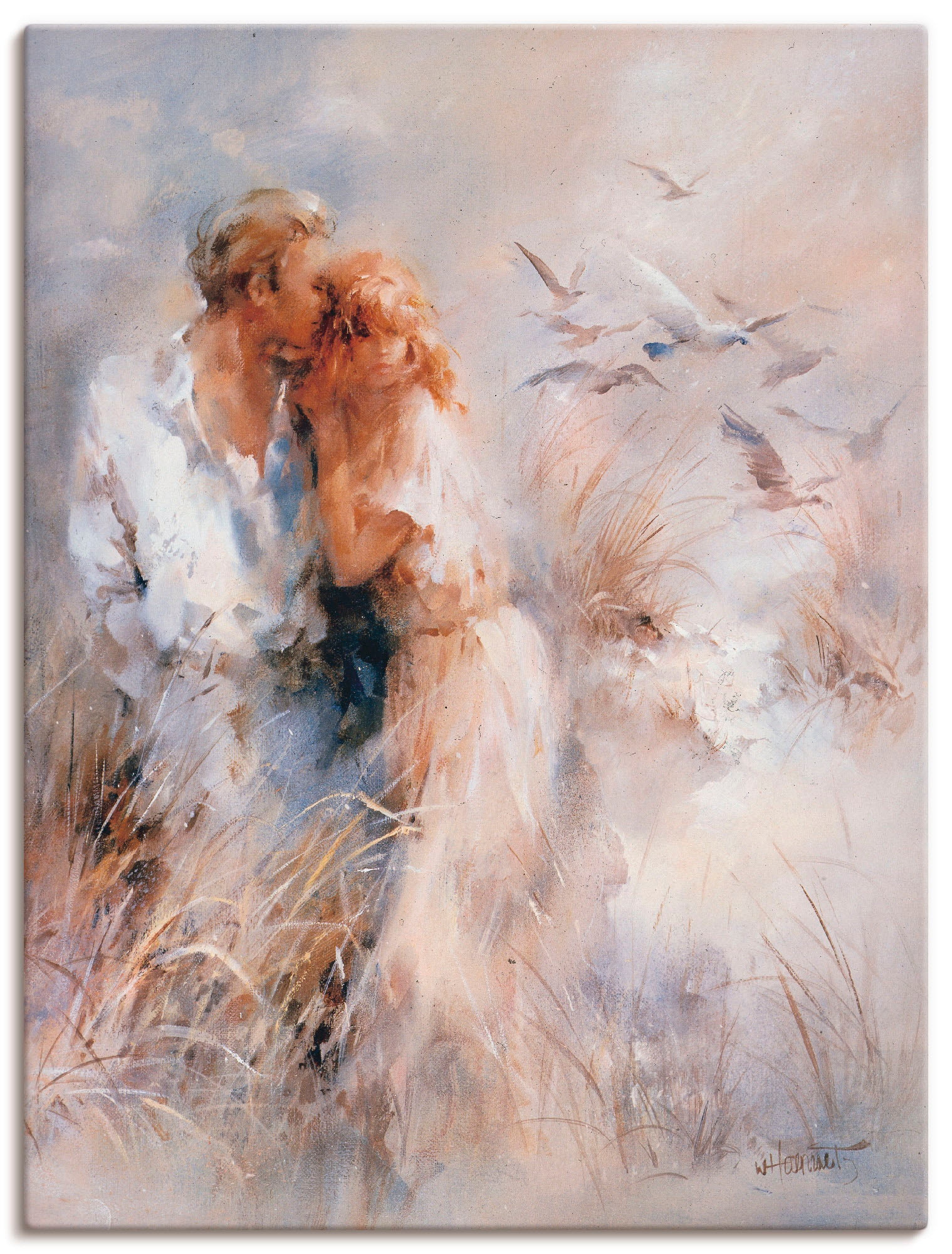 Artland Wandbild "Dichte Harmonie" Paar 1 Stk. tlg. als Leinwandbild, Poste günstig online kaufen