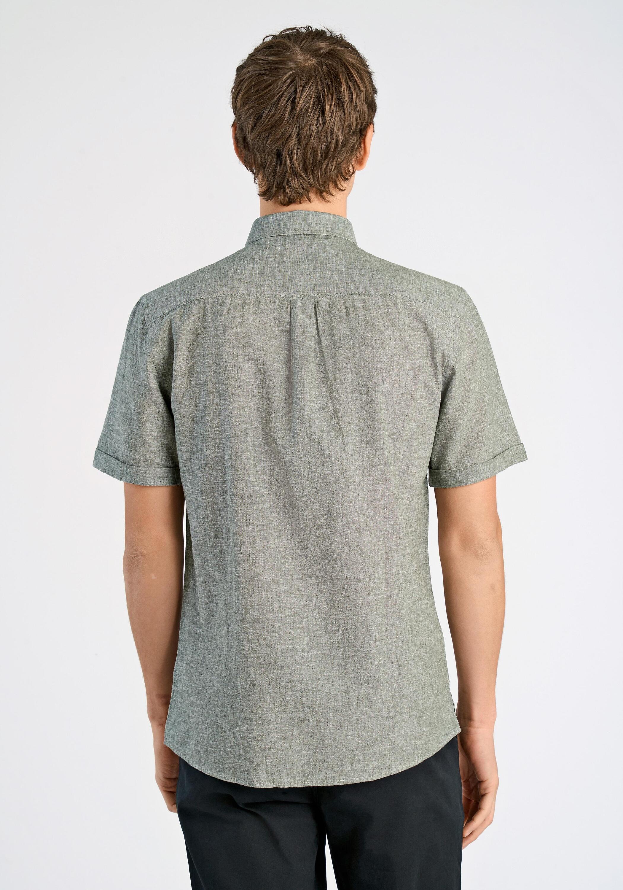 LINDBERGH Leinenhemd »Leinenhemd (Kurzarm) Relaxed Fit«