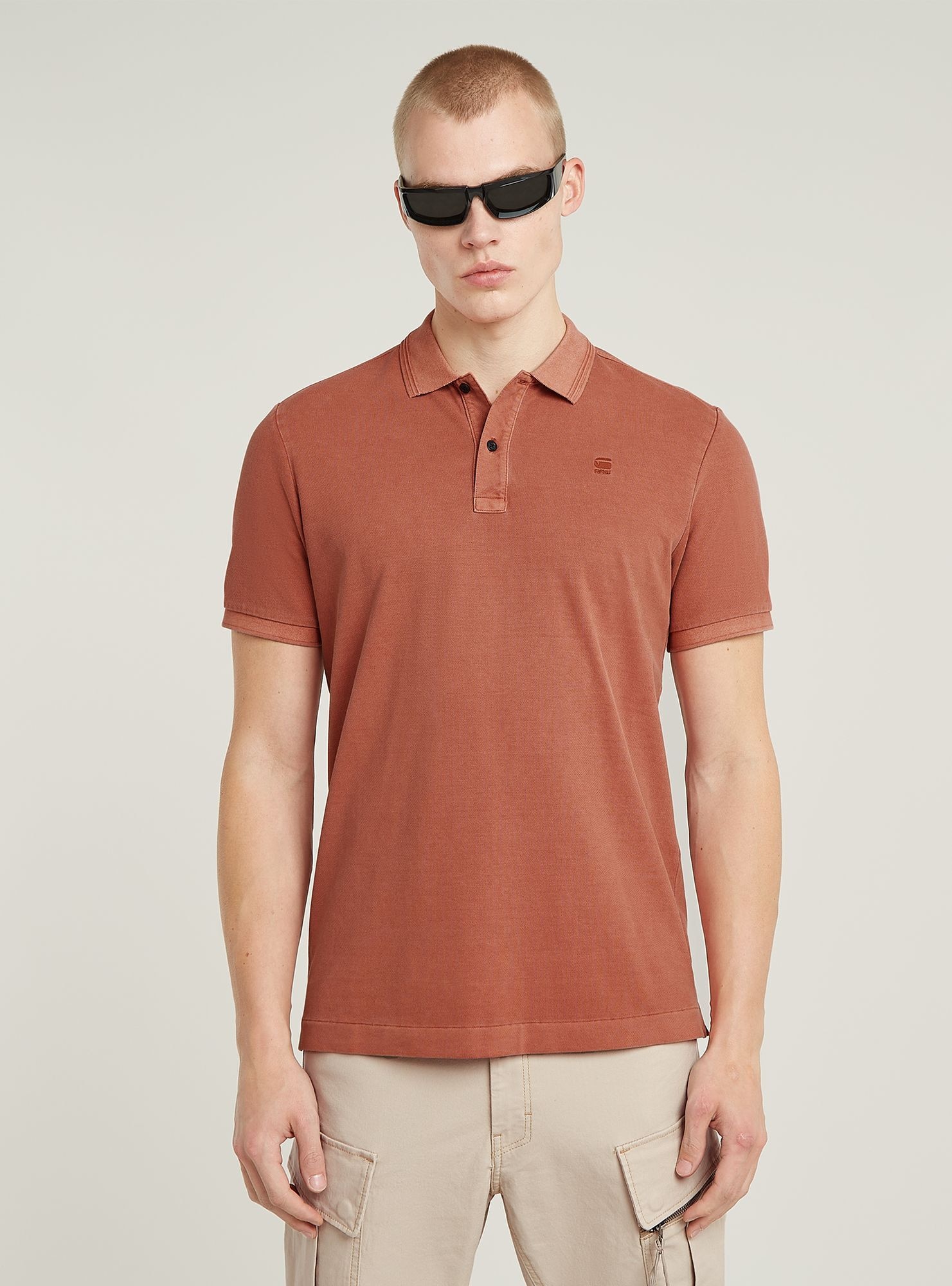 G-STAR Poloshirt "Kurzärmliges Poloshirt Dunda Overdyed Slim" günstig online kaufen
