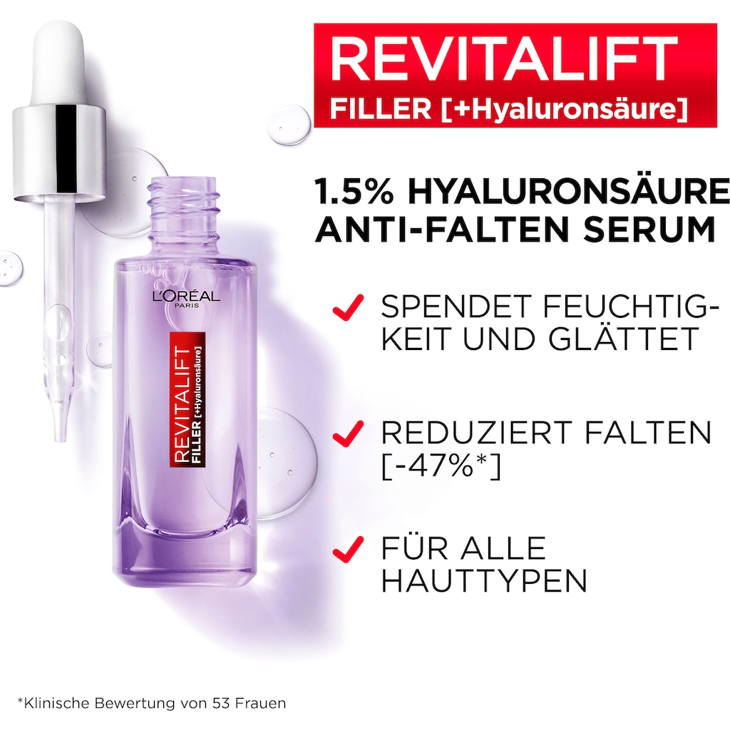 L'ORÉAL PARIS Gesichtsserum »Revitalift Filler Anti-Falten«