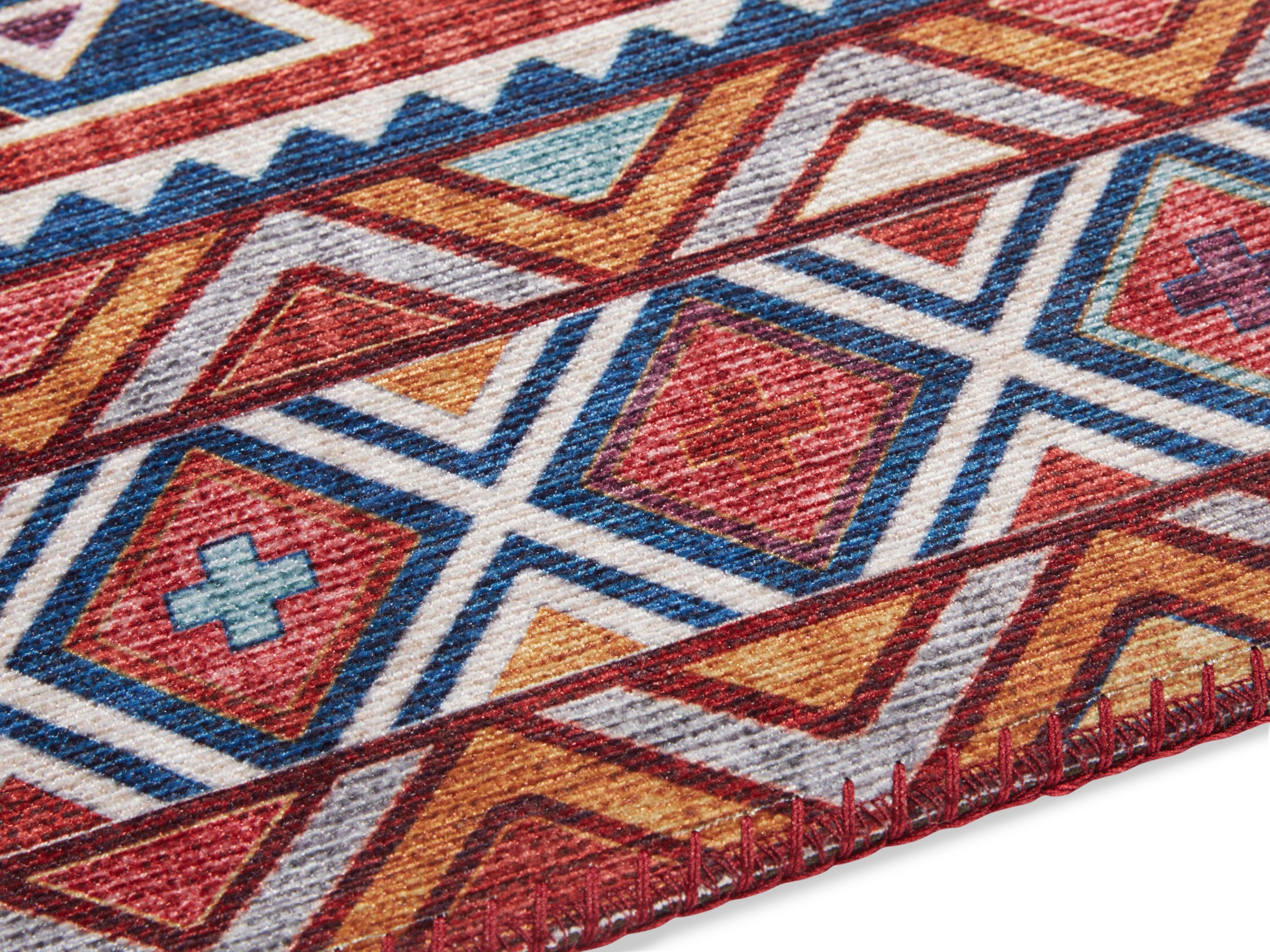 ELLE DECORATION Läufer »Anatolian«, rechteckig, 5 mm Höhe, Orient Optik, Vintage Design, gekettelt, kräftige Farben