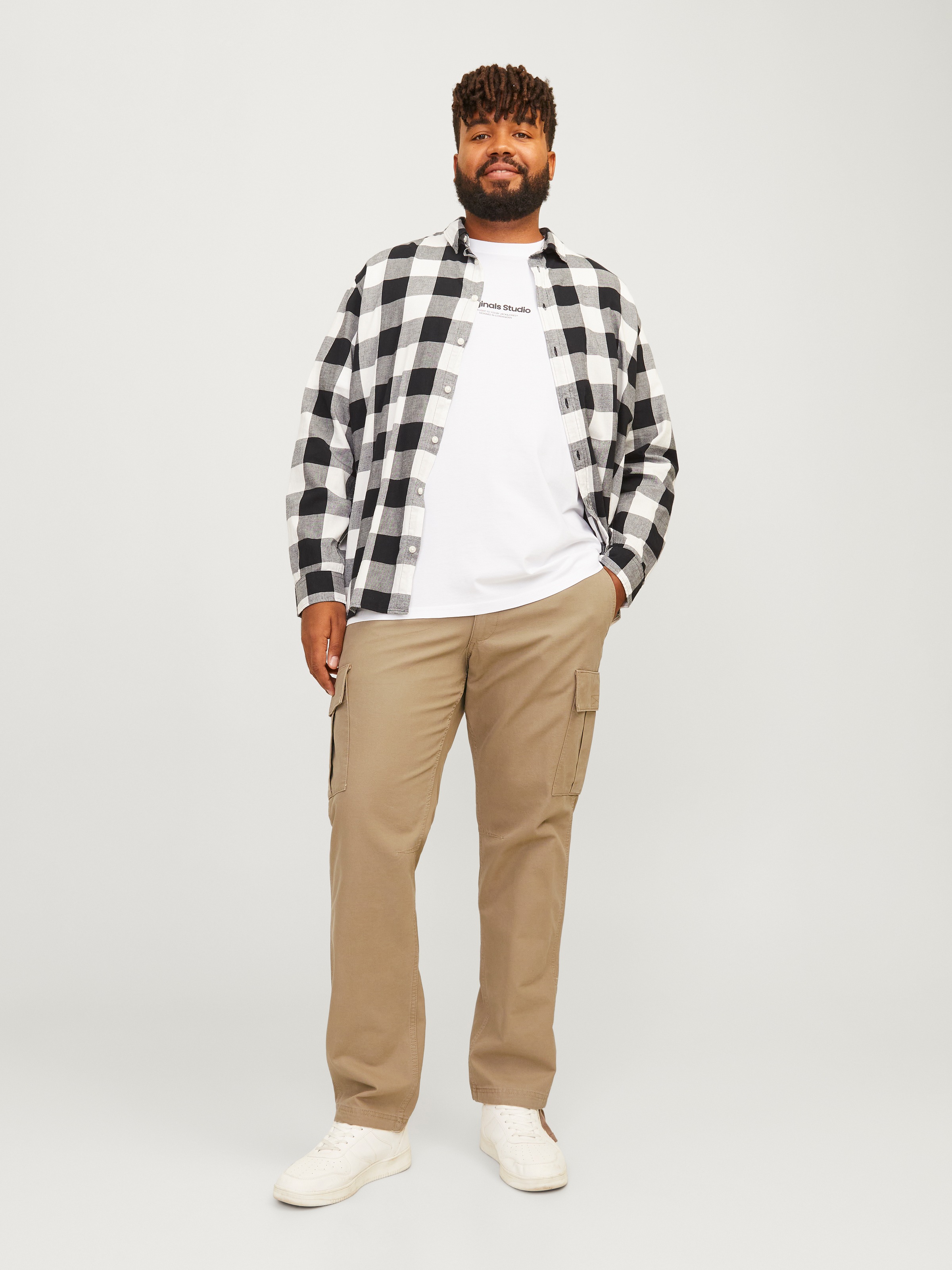 Jack & Jones PlusSize Cargohose »JPSTKANE JJBARKLEY CARGO PANT NOOS PLS«