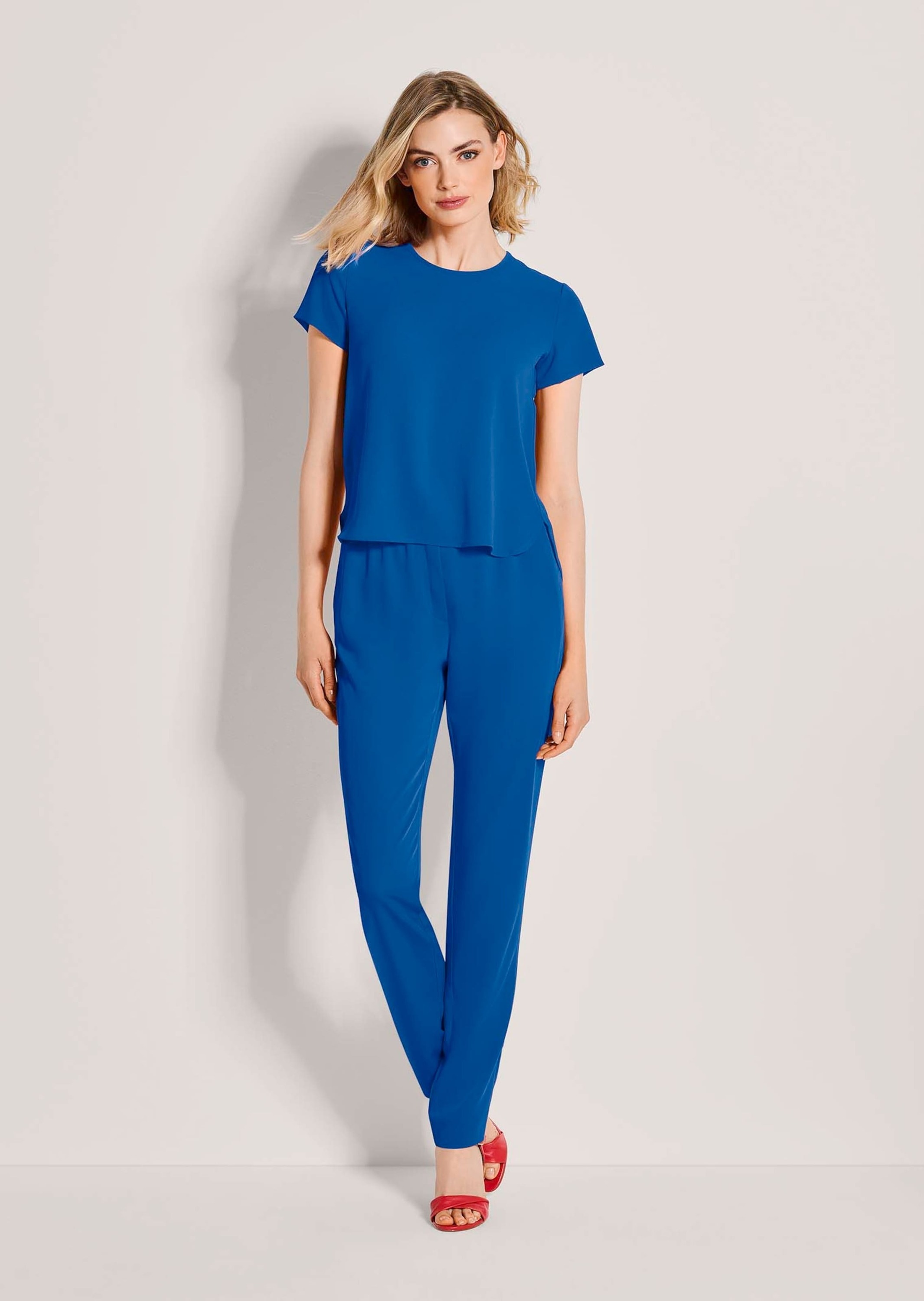 MADELEINE Shirtbluse "Blusenshirt Sommerbluse mit Reißverschluss" Reißversc günstig online kaufen