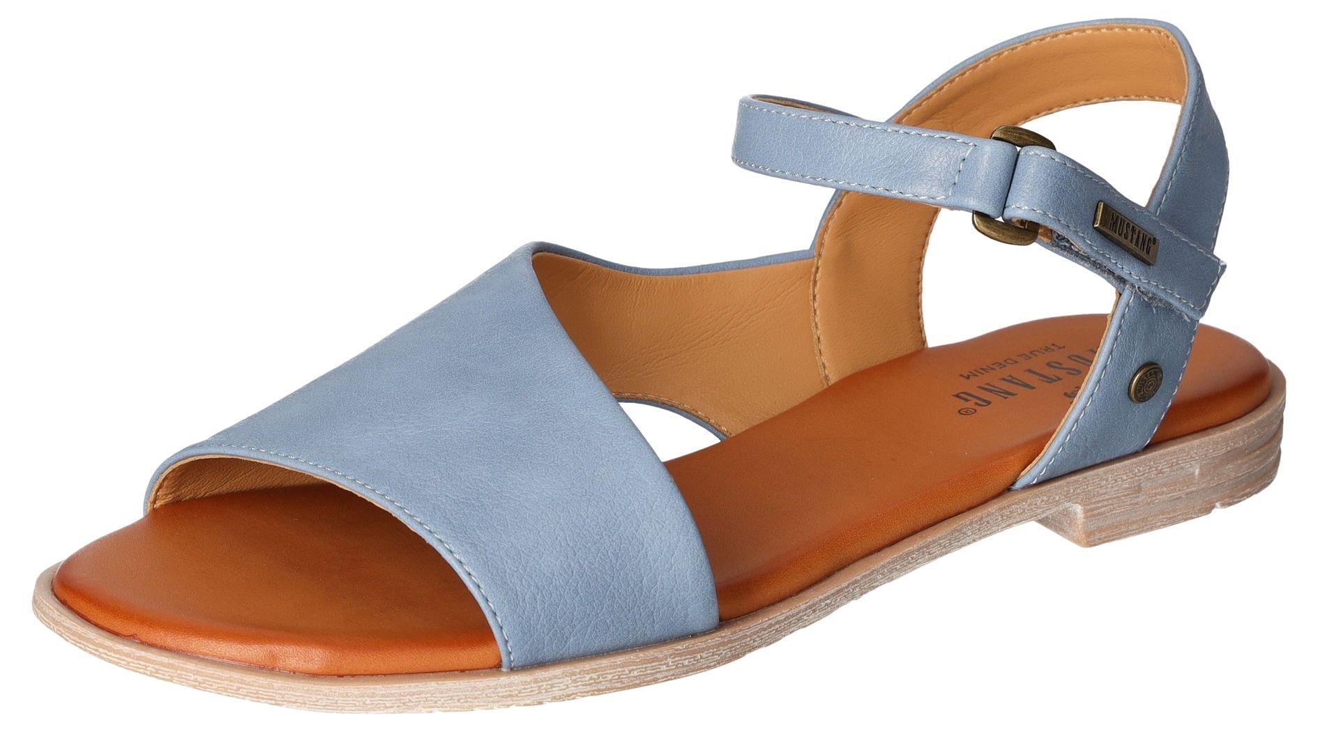 Mustang Shoes, Sommerschuh, Sandalette, Riemchensandale in asymmetrischer F günstig online kaufen