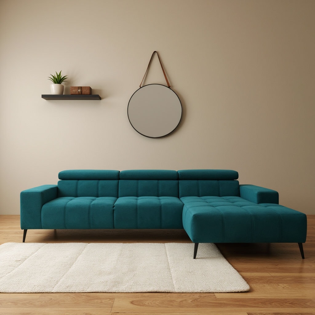 DOMO collection Ecksofa "Trento L-Form, mit Kufenfuß oder Einzelfuß", wahlw günstig online kaufen