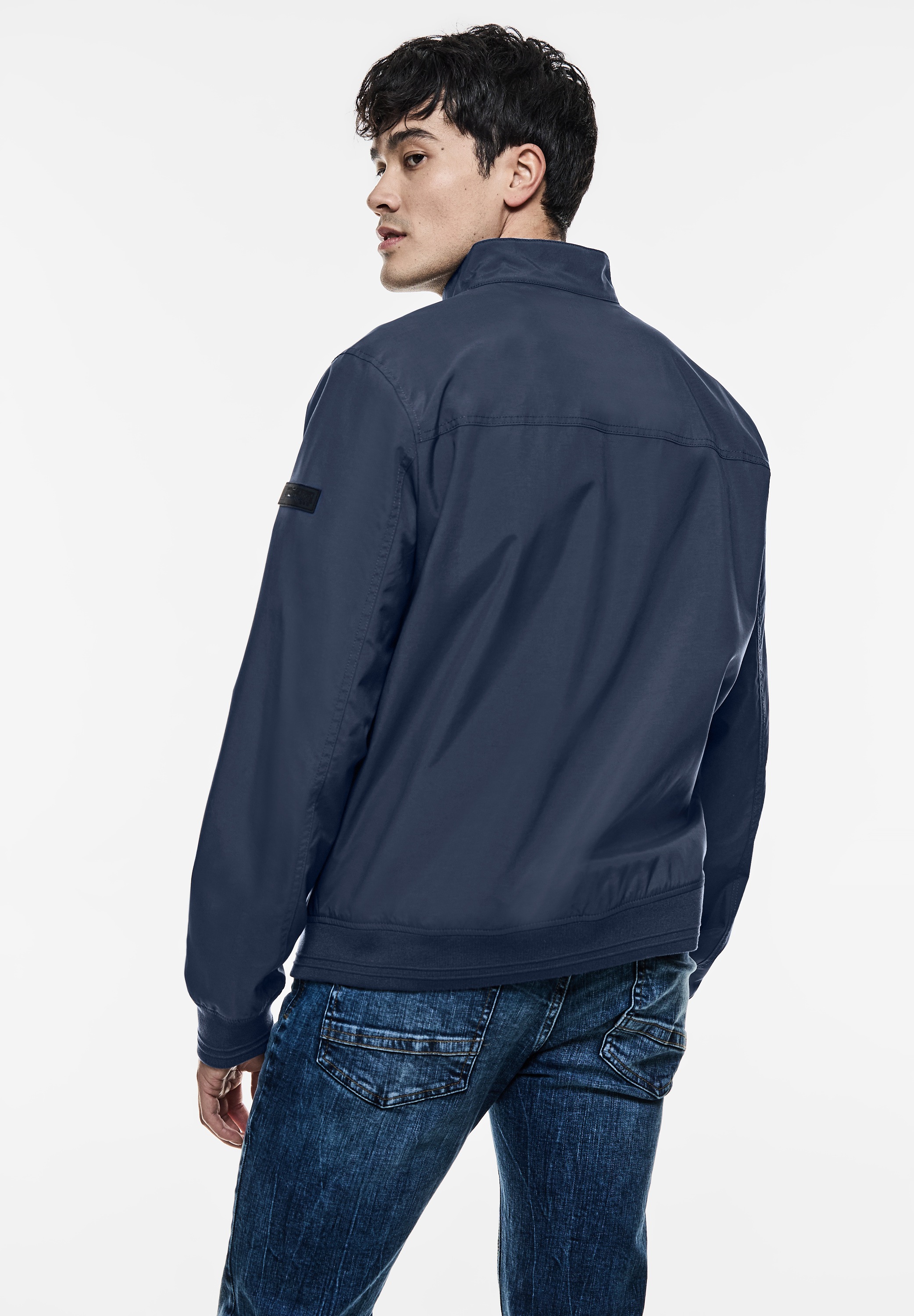 STREET ONE MEN Blouson, ohne Kapuze, in Unifarbe