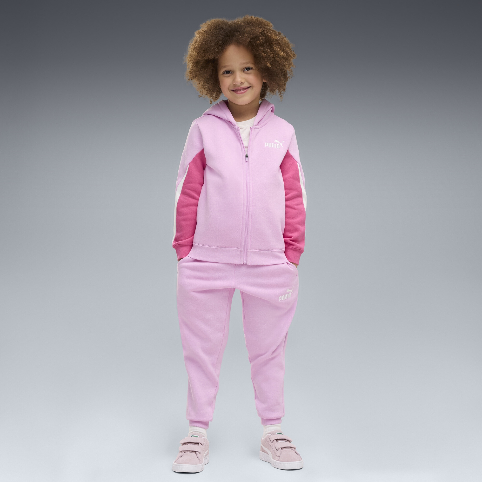 PUMA Jogginganzug »Essentials Colourblocked Trainingsanzug mit Kapuze Kinder«