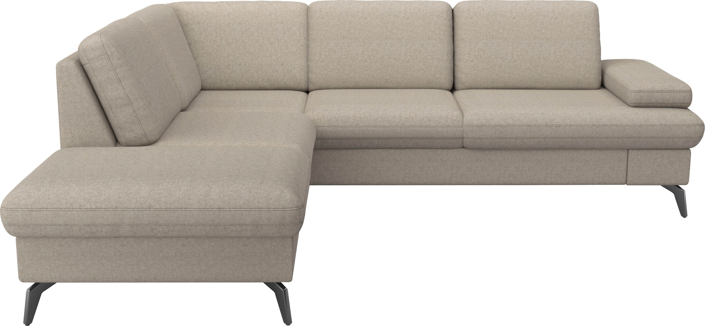 sit&more Ecksofa "Morris Jubi L-Form", inkl. Armteilfunktion und 1 Zierkiss günstig online kaufen