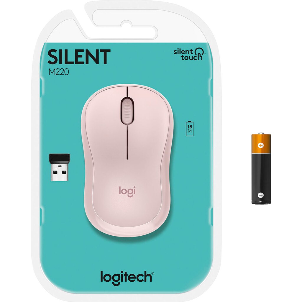 Logitech Maus »M220«, kabellos