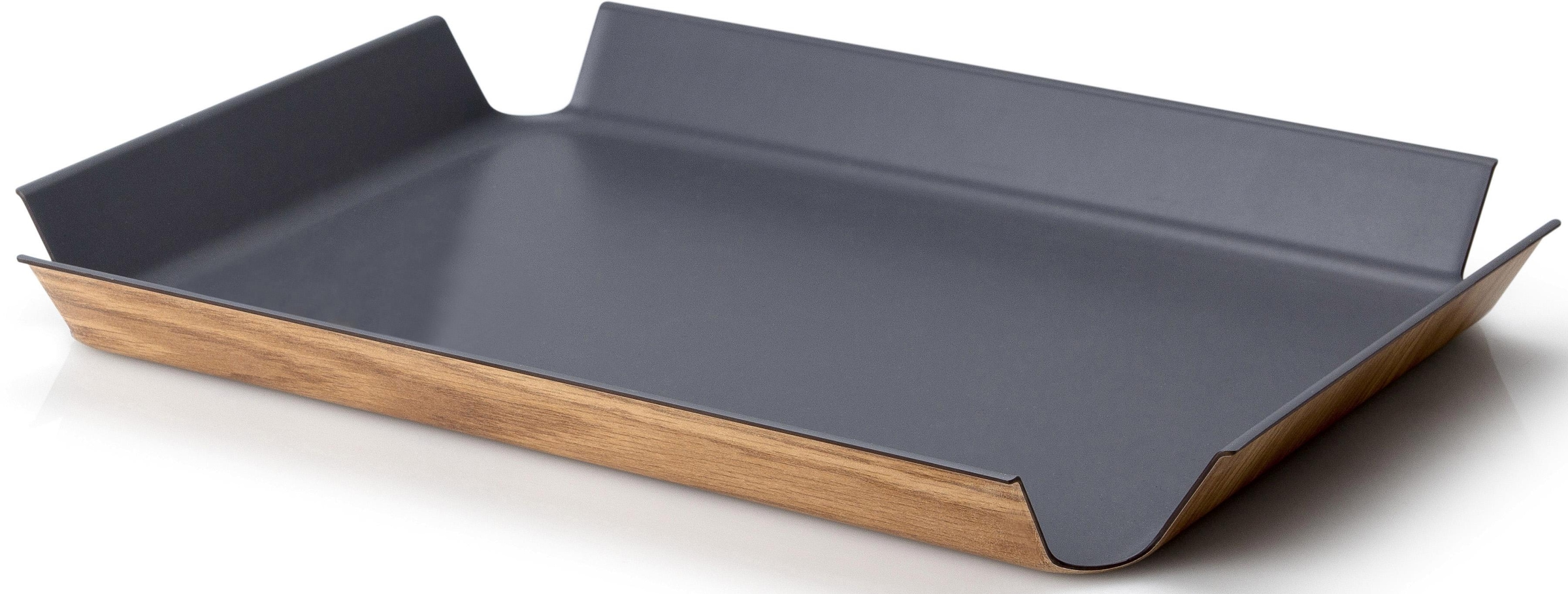 CONTINENTA Tablett, B/L: 34cm x 45cm, grau, Tabletts