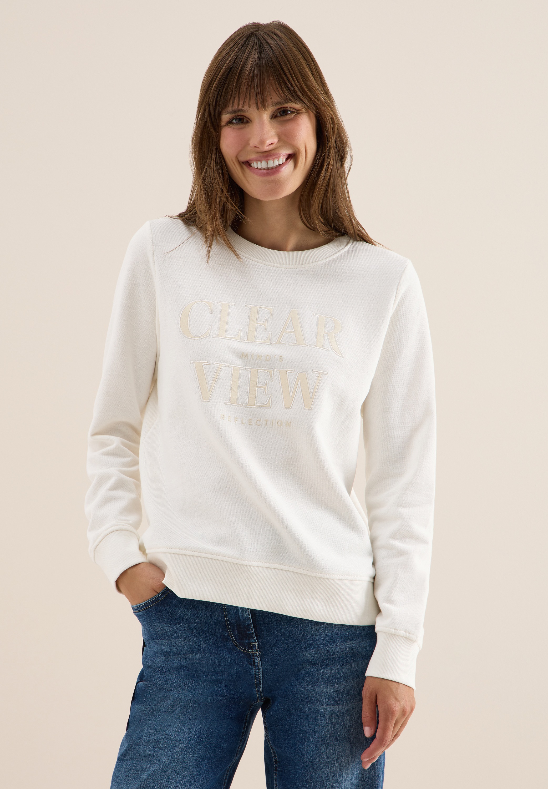 Cecil Sweatshirt, aus reiner Baumwolle günstig online kaufen