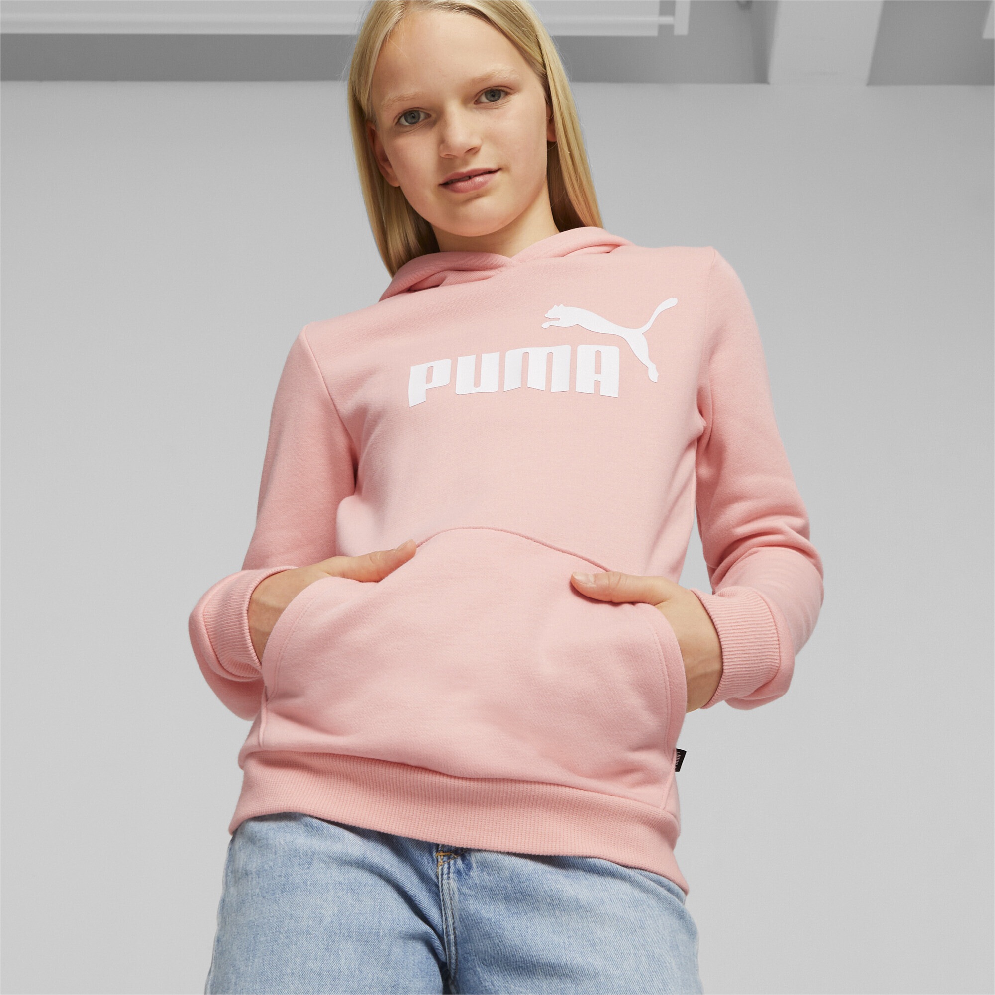 Black Friday PUMA Sweatshirt »Essentials | BAUR Hoodie Mädchen« Logo