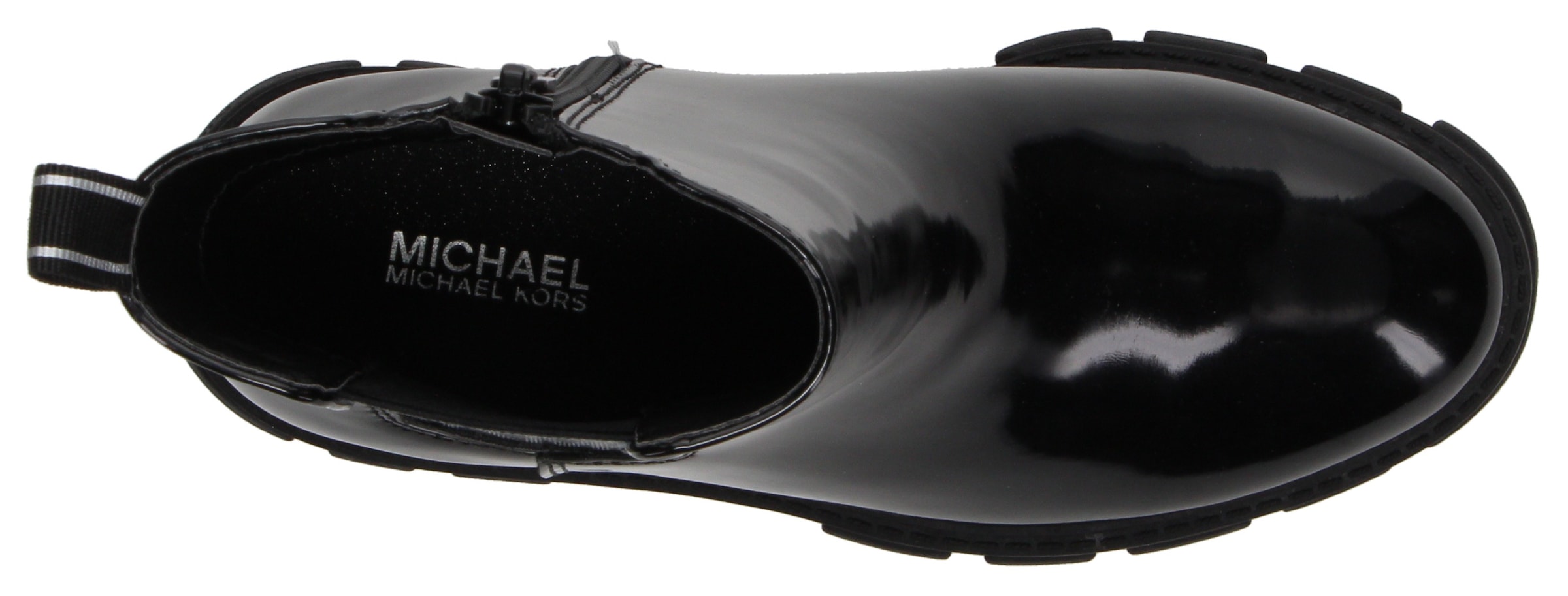 MICHAEL KORS KIDS Chelseaboots »RIDLEY CHELSEA«, Chunky Boos, Stiefelette, Lackschuh mit Plateausohle