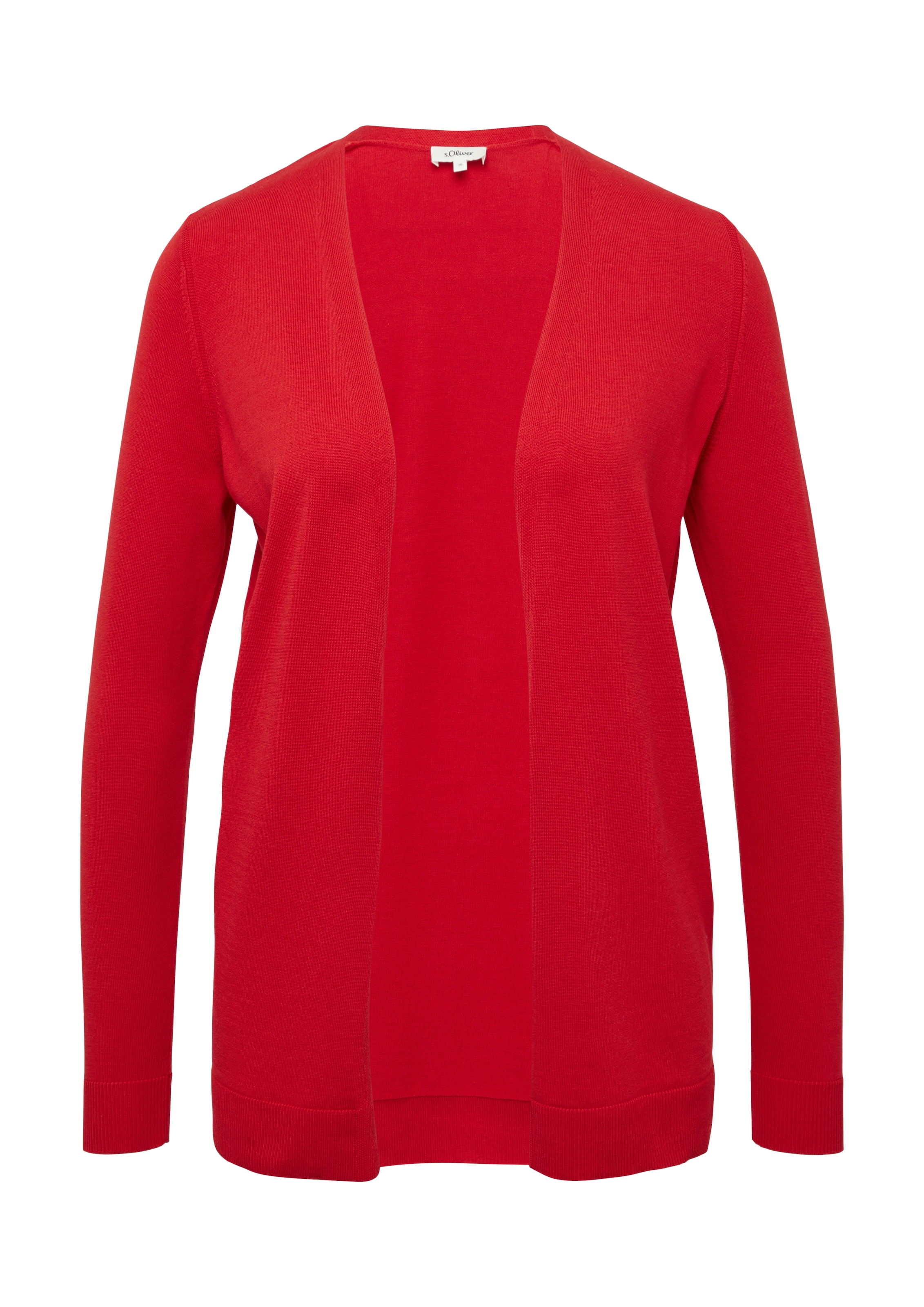s.Oliver Strickjacke, Feinstrick ohne Verschluss