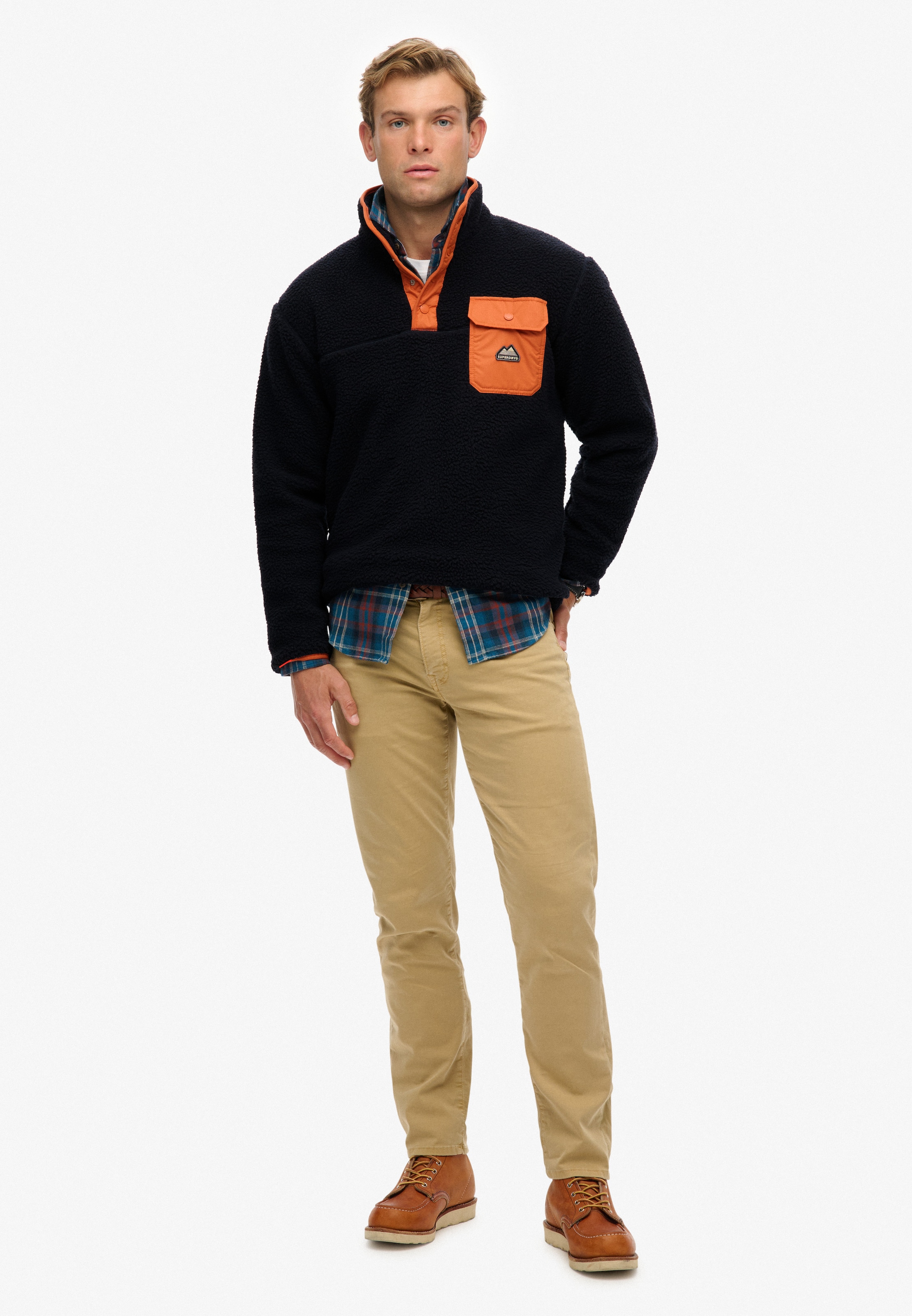 Superdry Sweatshirt »FUJI FLEECE HENLEY«