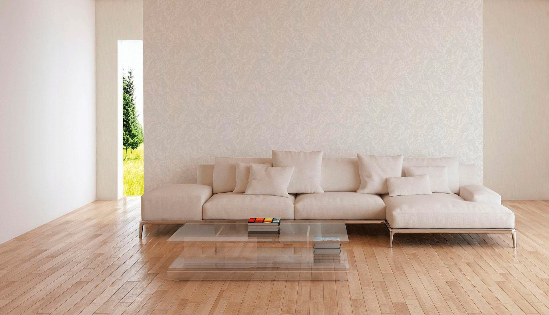 living walls Textiltapete »Di Seta«, Barock-ornamental-gemustert, Klassik Tapete Barock Tapeten Wohnzimmer Schlafzimmer Küche Flur Optik