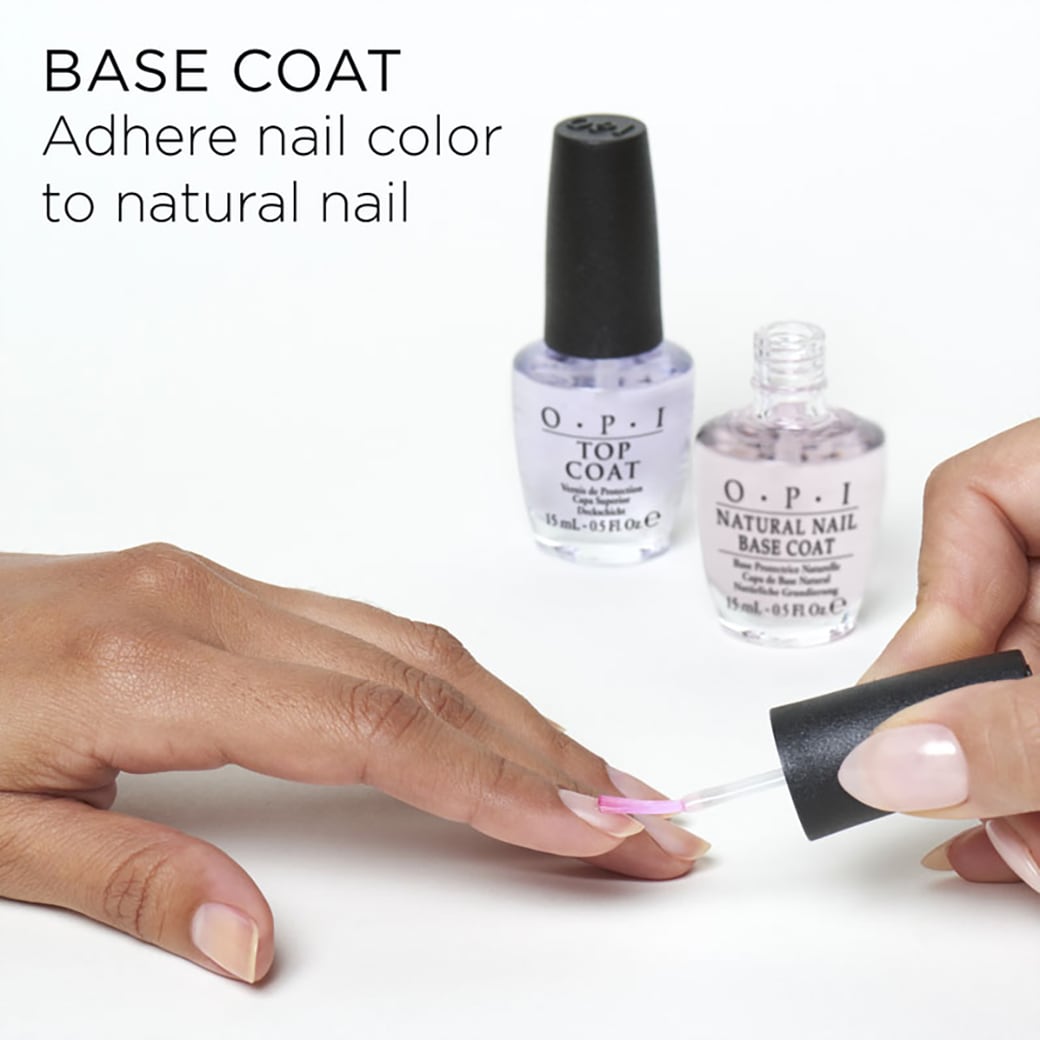 OPI Unterlack »Nail Lacquer Natural Nail Base Coat« schützt vor Verfärbungen, verbessert Haftung, verlängert Halt
