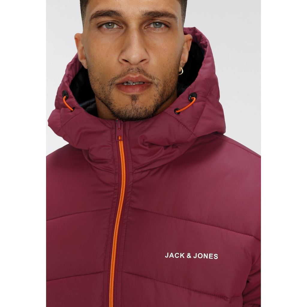 Jack & Jones Steppjacke »JJ JJGLOBUS LIGHT PUFFER«, mit Kapuze