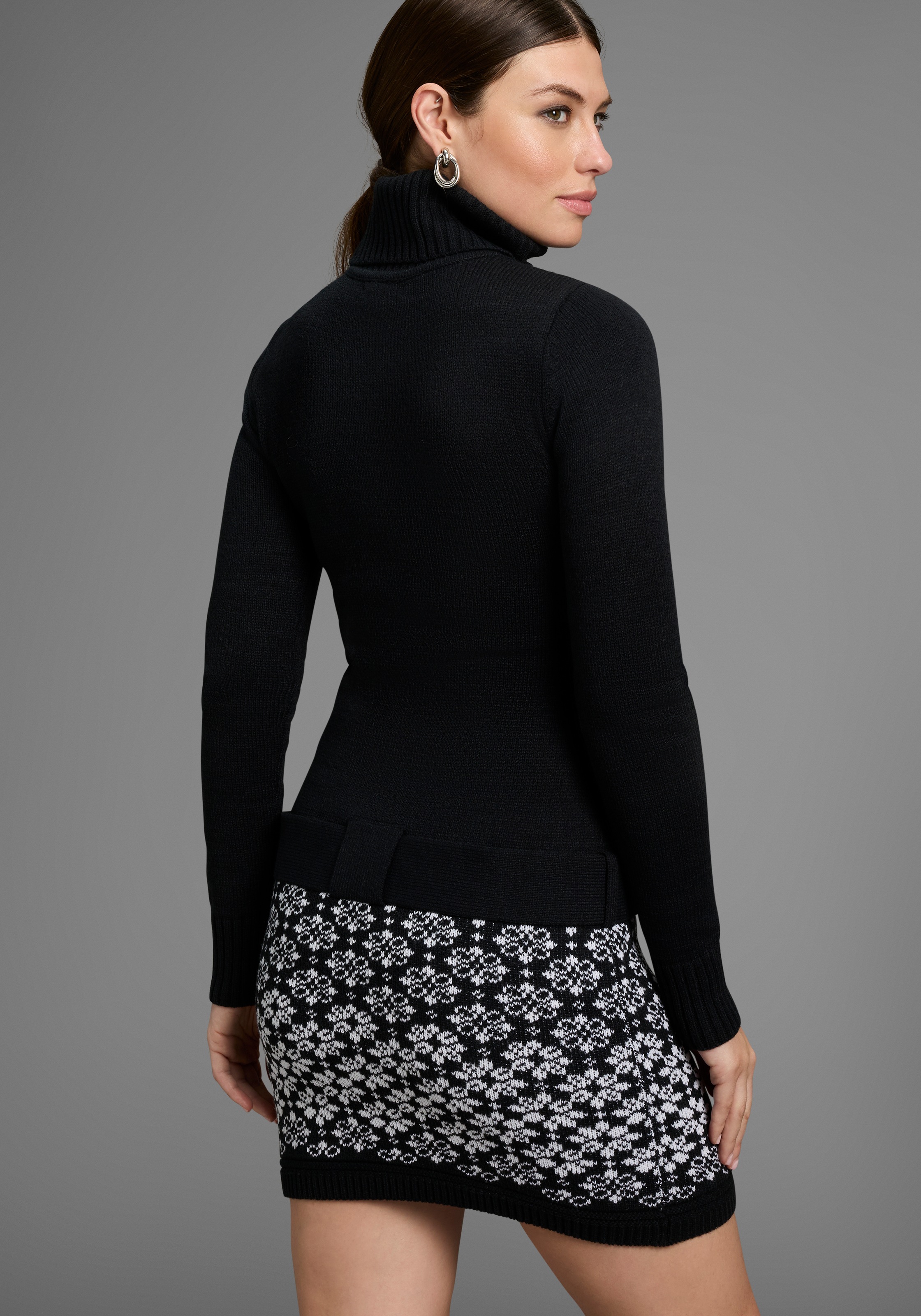 Melrose Strickkleid, festliche Anlässe und Partys, Mini-Schnittform, elegan günstig online kaufen