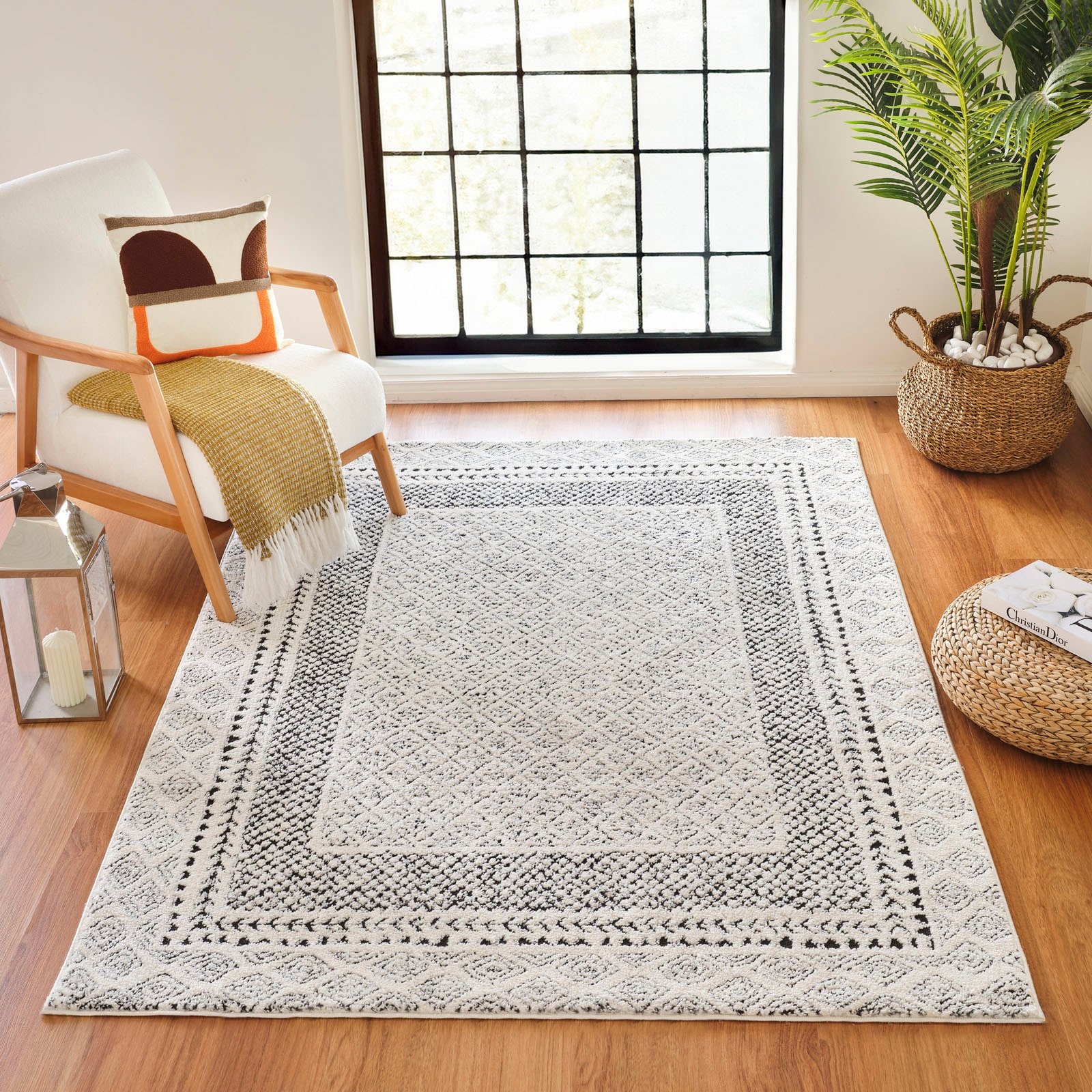 Livabliss Teppich "MONACO" rechteckig 14 mm Höhe Skandinavischer Teppich, K günstig online kaufen