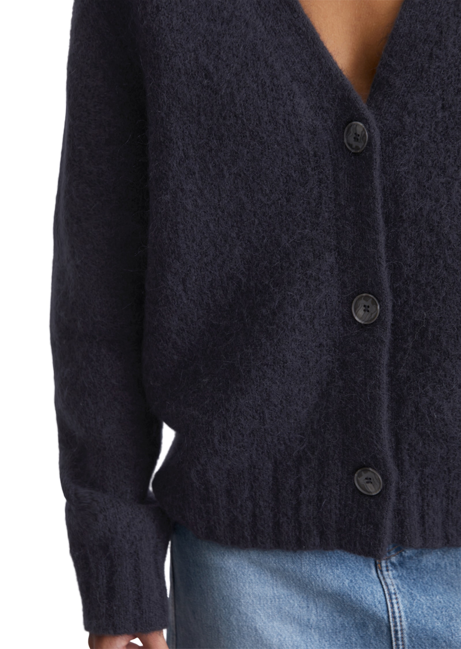 Marc O'Polo DENIM Cardigan »aus kuscheligem Schurwolle-Mohair-Mix«