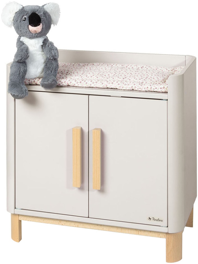 Pinolino® Puppenwickeltisch »Malea« inklusive Wickelauflage »rosa Blümchen«