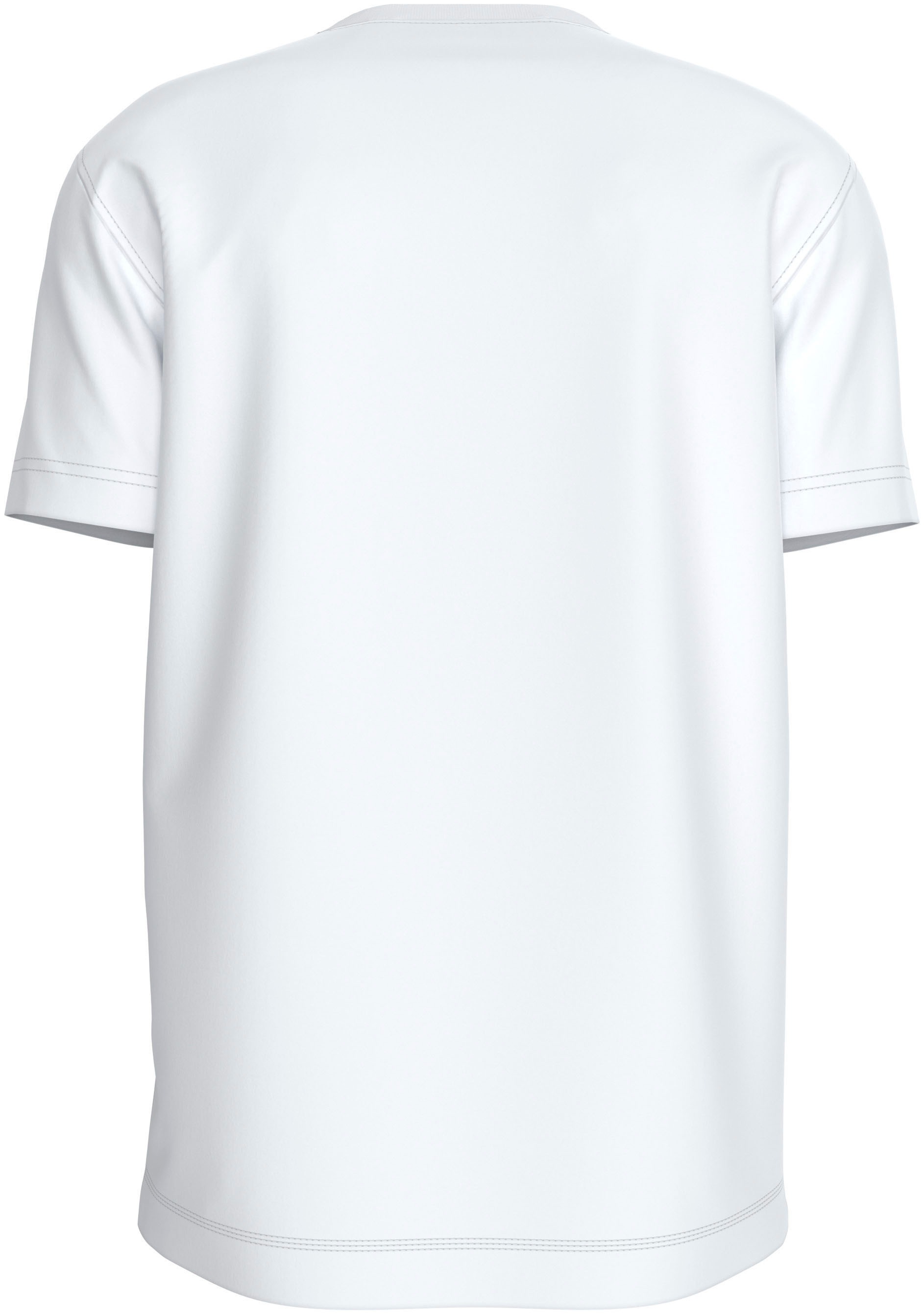 Calvin Klein Jeans Rundhalsshirt »WOVEN LABEL REGULAR TEE«, Logostickerei