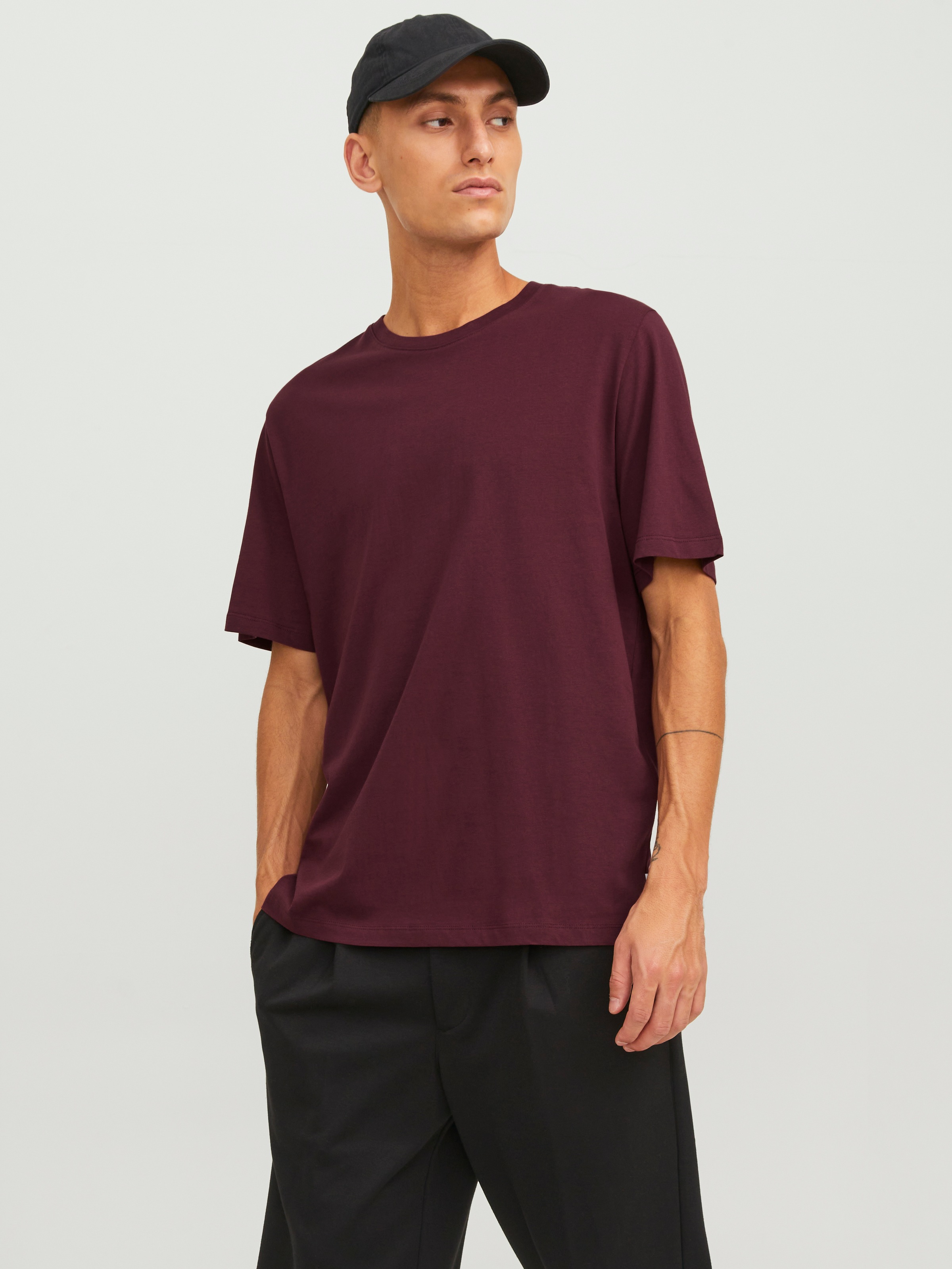 Jack & Jones Rundhalsshirt "JJEORGANIC BASIC TEE SS O-NECK NOOS" günstig online kaufen