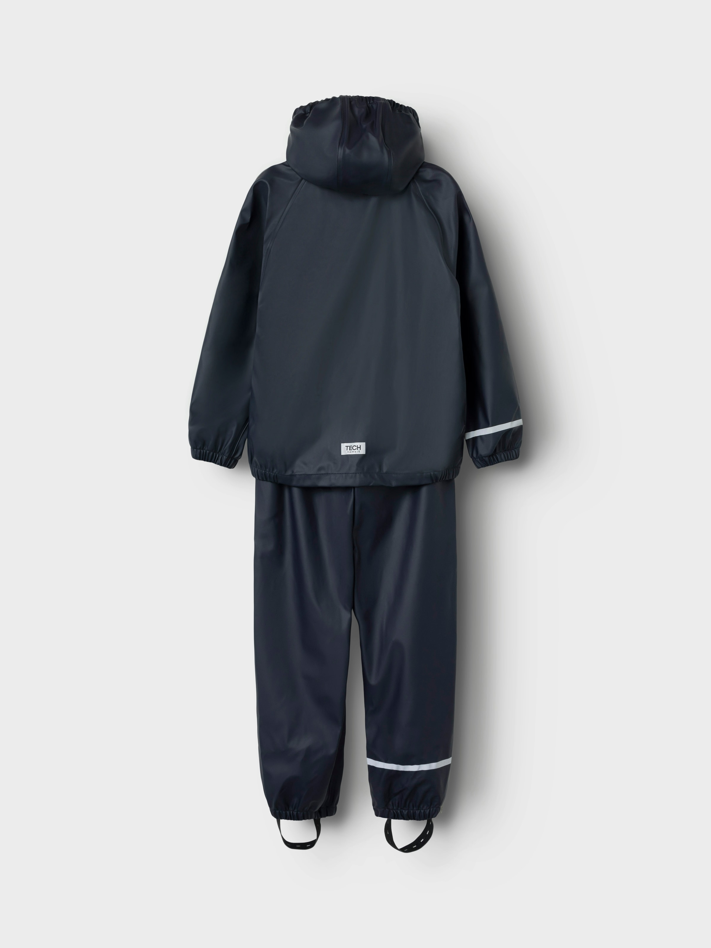 Name It Regenmantel »NKNDRY10 für Mädchen mit Regenjacke und Hose im Set«, (Set, 2 tlg.), unifarben, casual, regular fit, Kunstfaser, Web