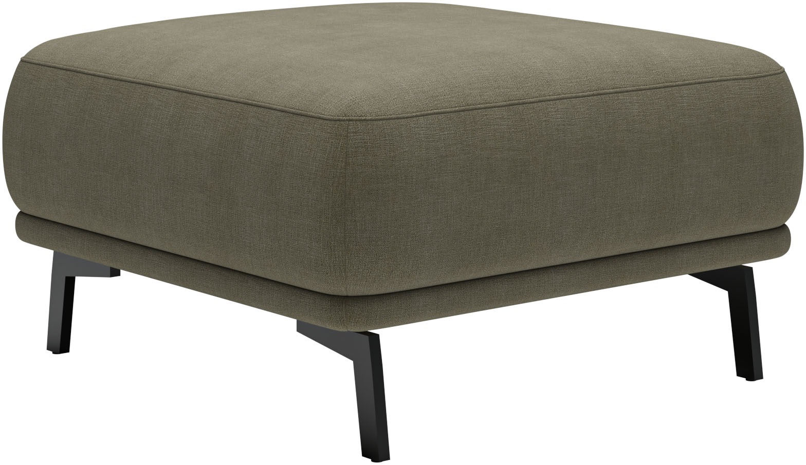 SCHÖNER WOHNEN-Kollektion Polsterhocker "Tossa, smarte Ergänzung für dein Wohnzimmer, Breite 73 cm" 1 Stk. tlg. Flexibler Komfort, edle Optik & saugroboterfreundlich