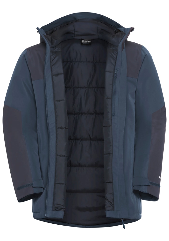 Jack Wolfskin Winterjacke »JASPER INS JKT M«, mit Kapuze