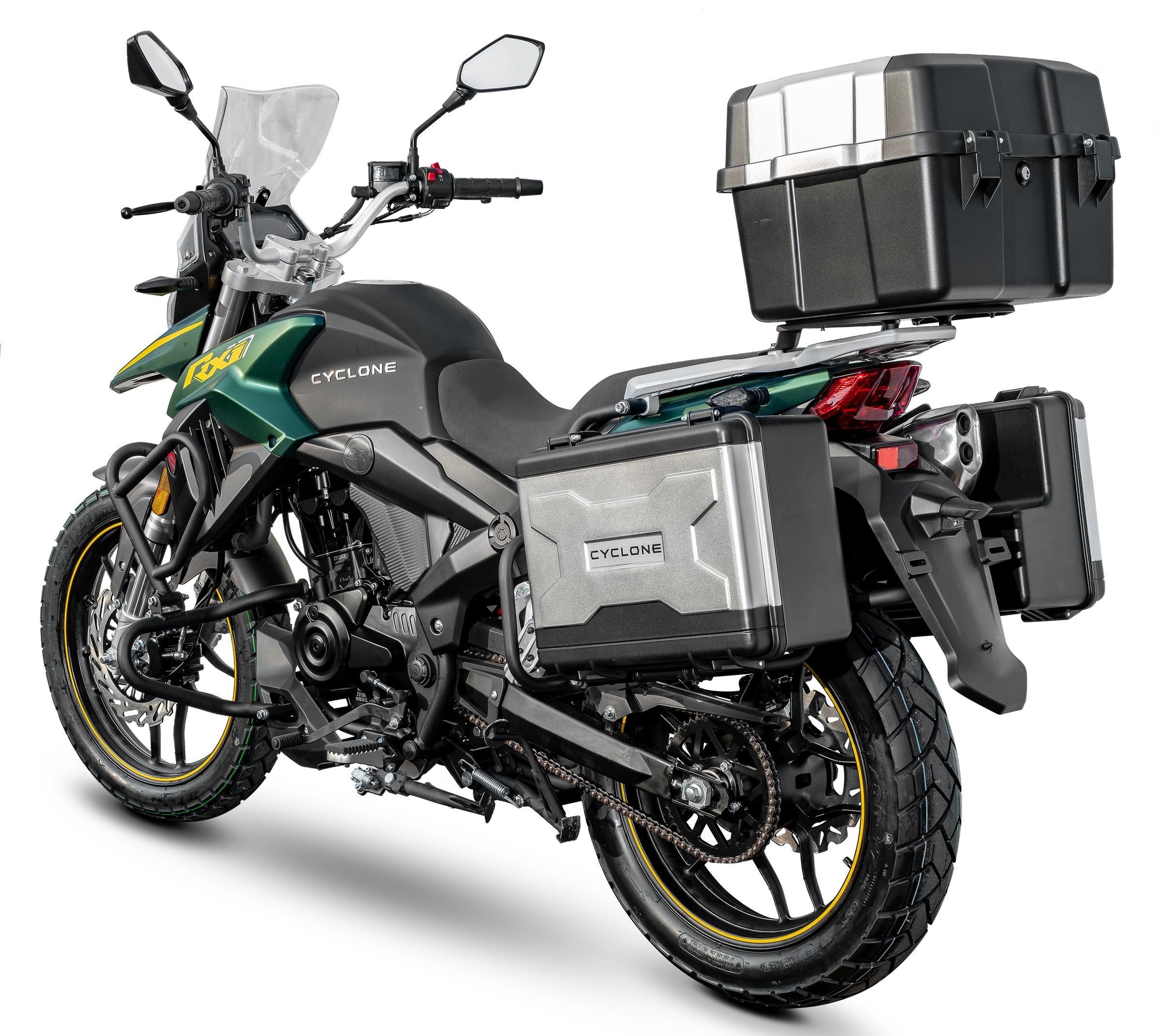 Cyclone Motorrad »RX1 Pro, 125, E5+, Adventure« 124 cm³ 99 km/h Euro 5+ 15 11 kW, 15 PS, ABS, 125er Adventure, digitales Cockpit