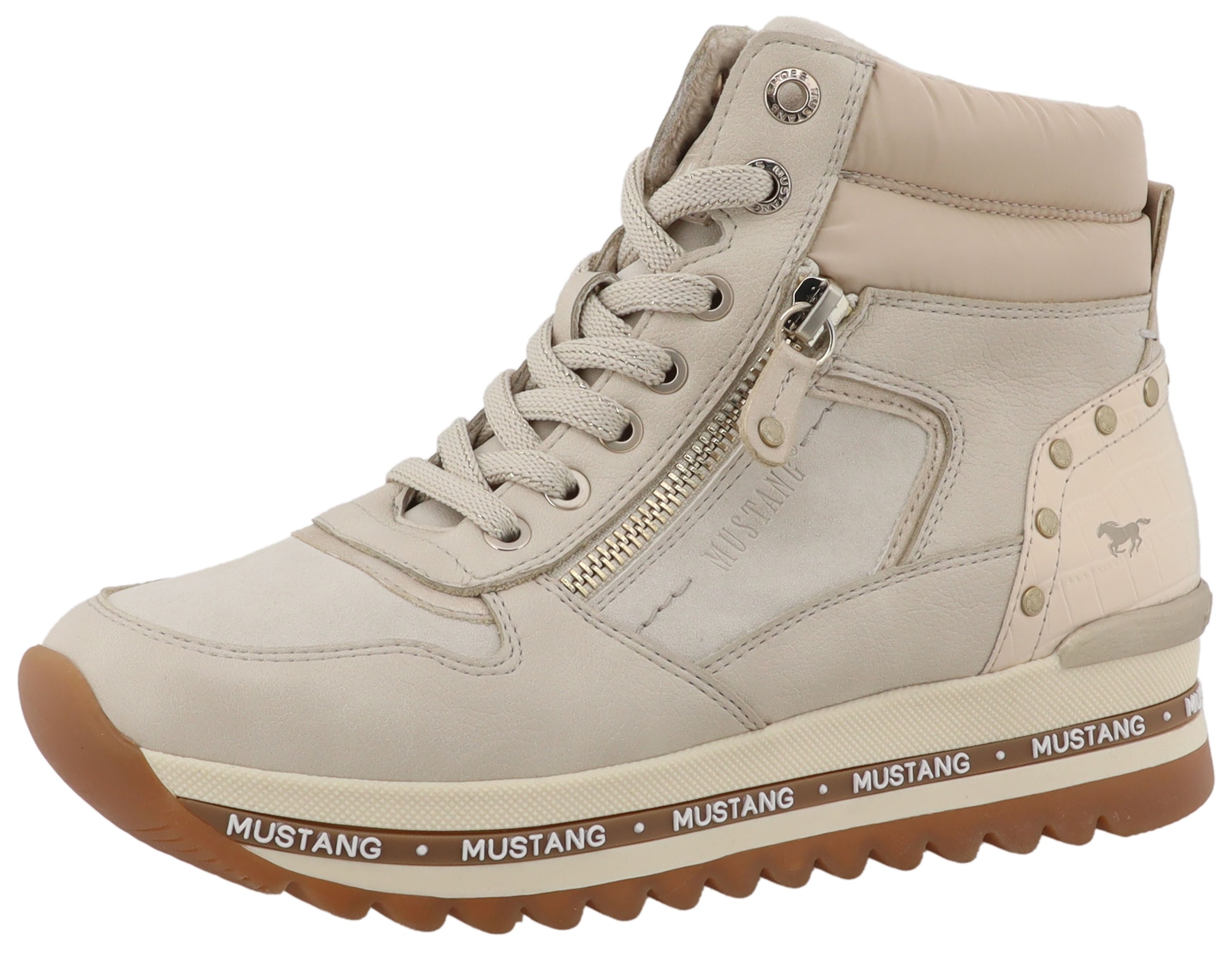 Mustang Shoes Winterboots "Urbana" Plateausneaker, Winterboots mit wärmende günstig online kaufen