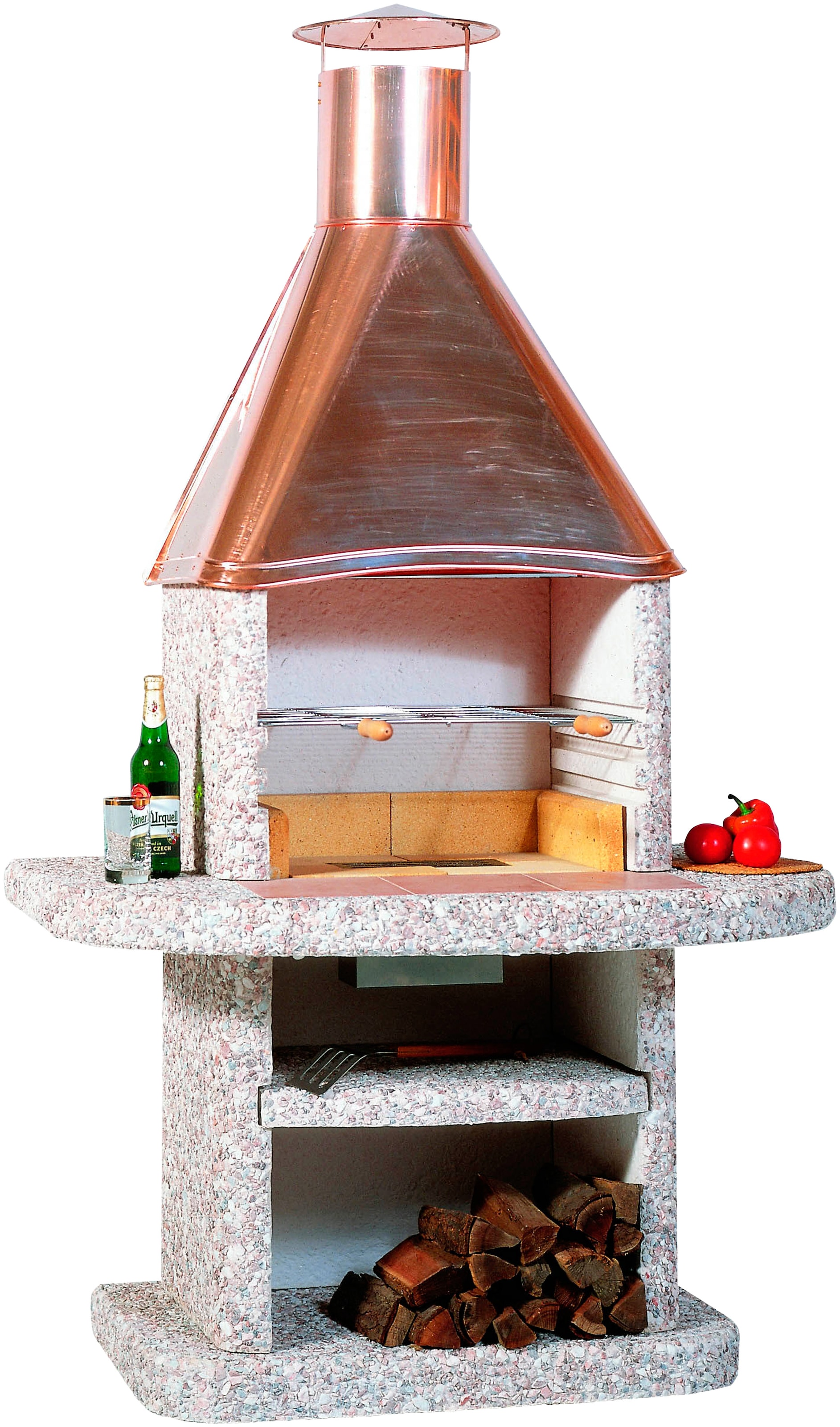 WELLFIRE Grillkamin "Avanta", BxTxH: 110x73x192 cm