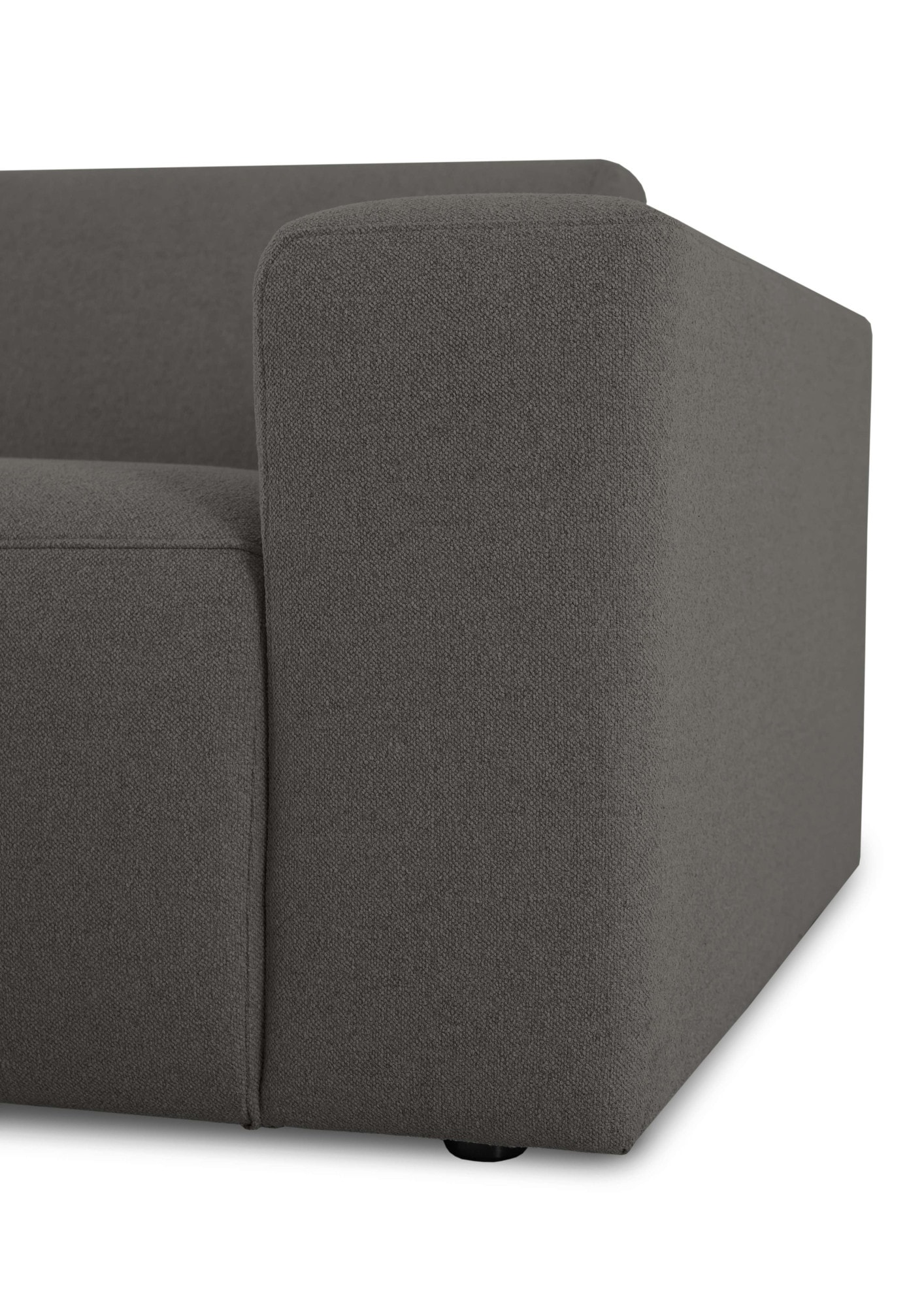 INOSIGN Ecksofa »Koa,228cm, L-Form, Modulsofa, Webstoff, Cord, Struktur«, Designsofa, Set, Hocker inklusive, weicher Lounge-Sitzkomfort
