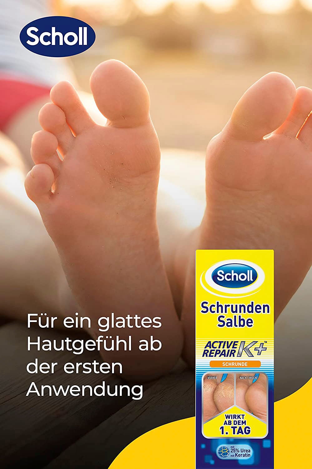Scholl Fußcreme »Active Repair K+«, Schrunden Salbe online bestellen | BAUR