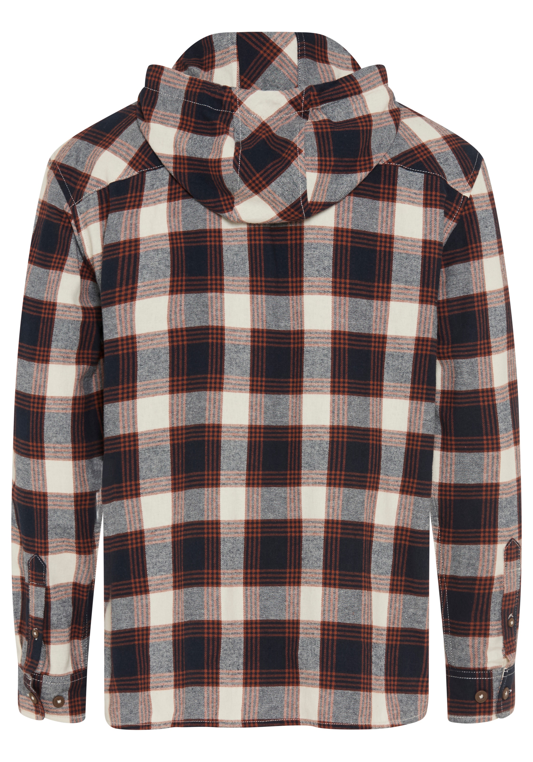 KangaROOS Kapuzenhemd mit bequemer Passform, aus Flanell