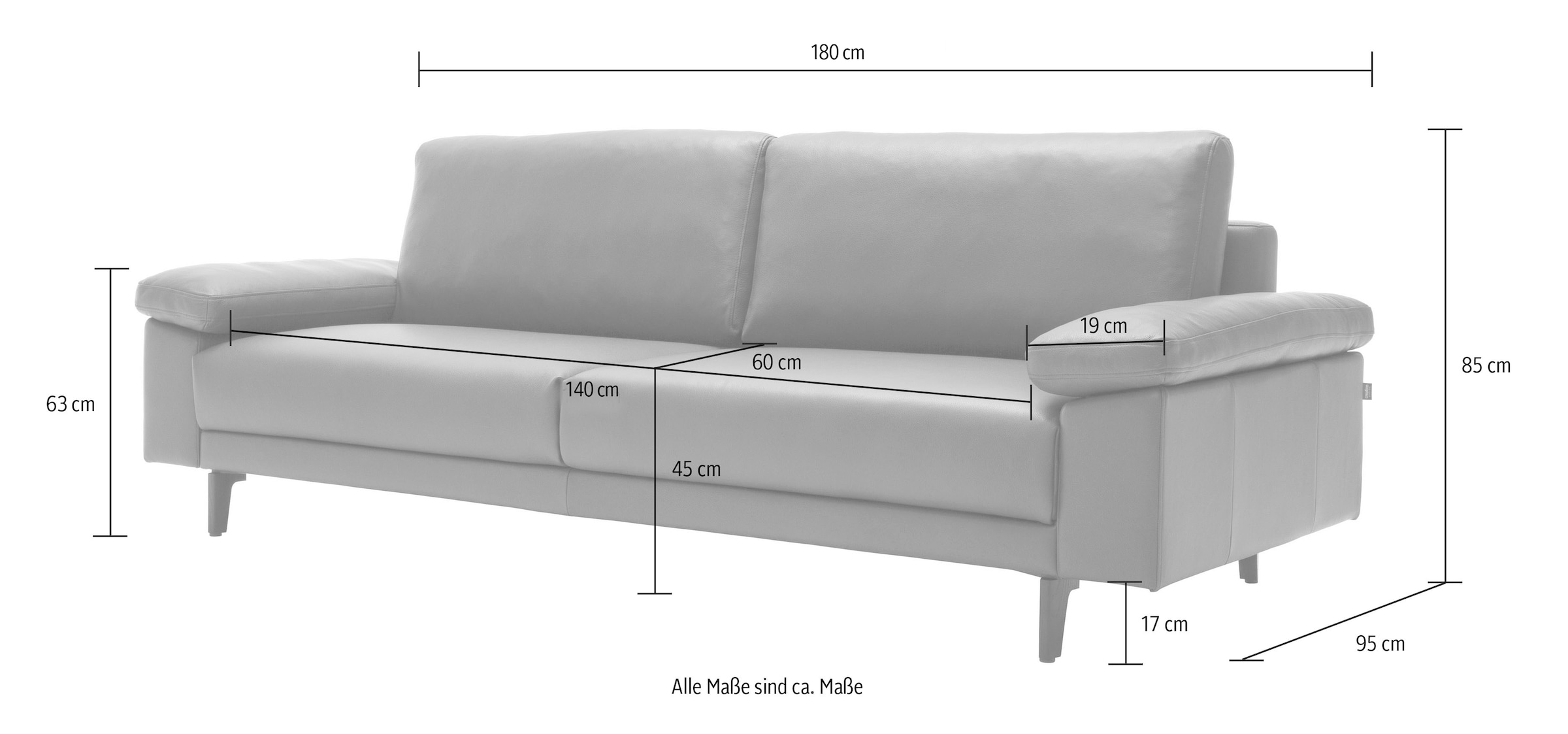 Creation BY ROLF BENZ 2-Sitzer »hs.450«