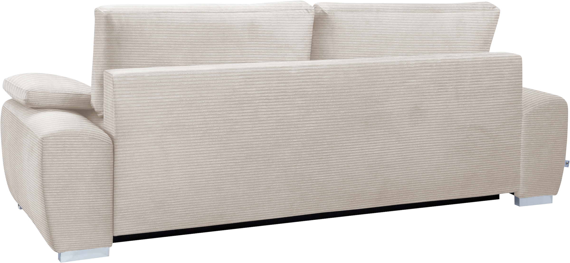exxpo - sofa fashion 2-Sitzer »SOLSBURY, Sofa, Schlafsofa«, inkl. Federkern-Polsterung, Bettfunktion und Stauraum, in Cord