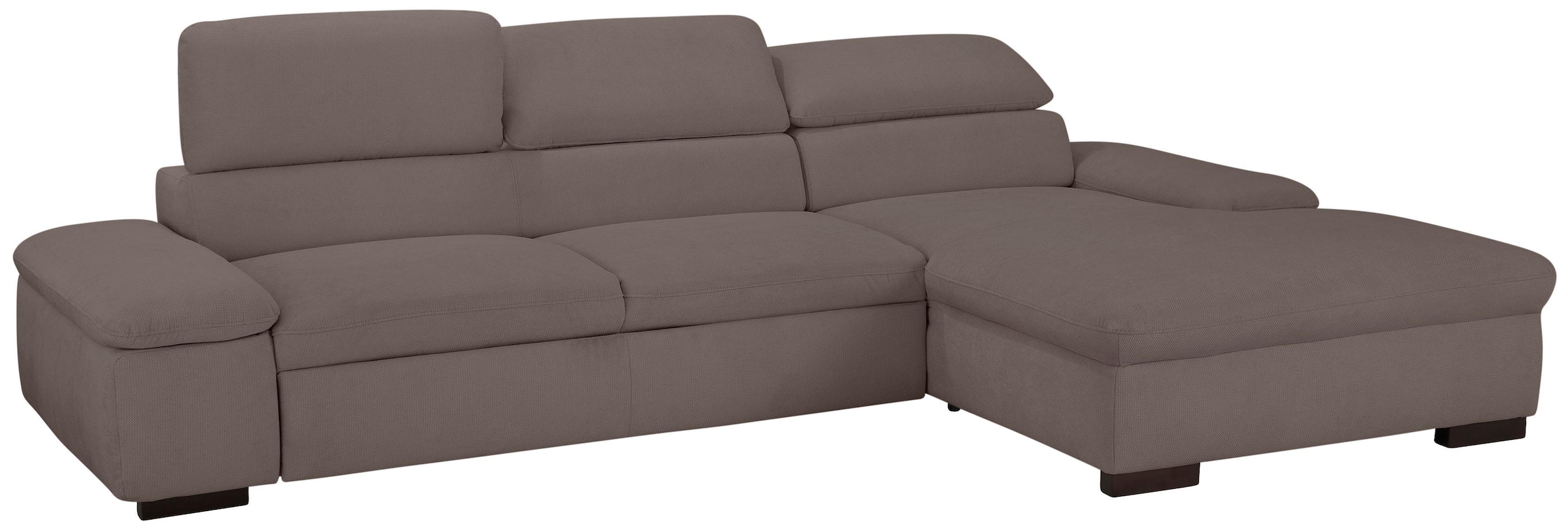 Home affaire Ecksofa »Alberto L-Form«, mit Kopfteilverstellung, wahlweise mit Bettfunktion