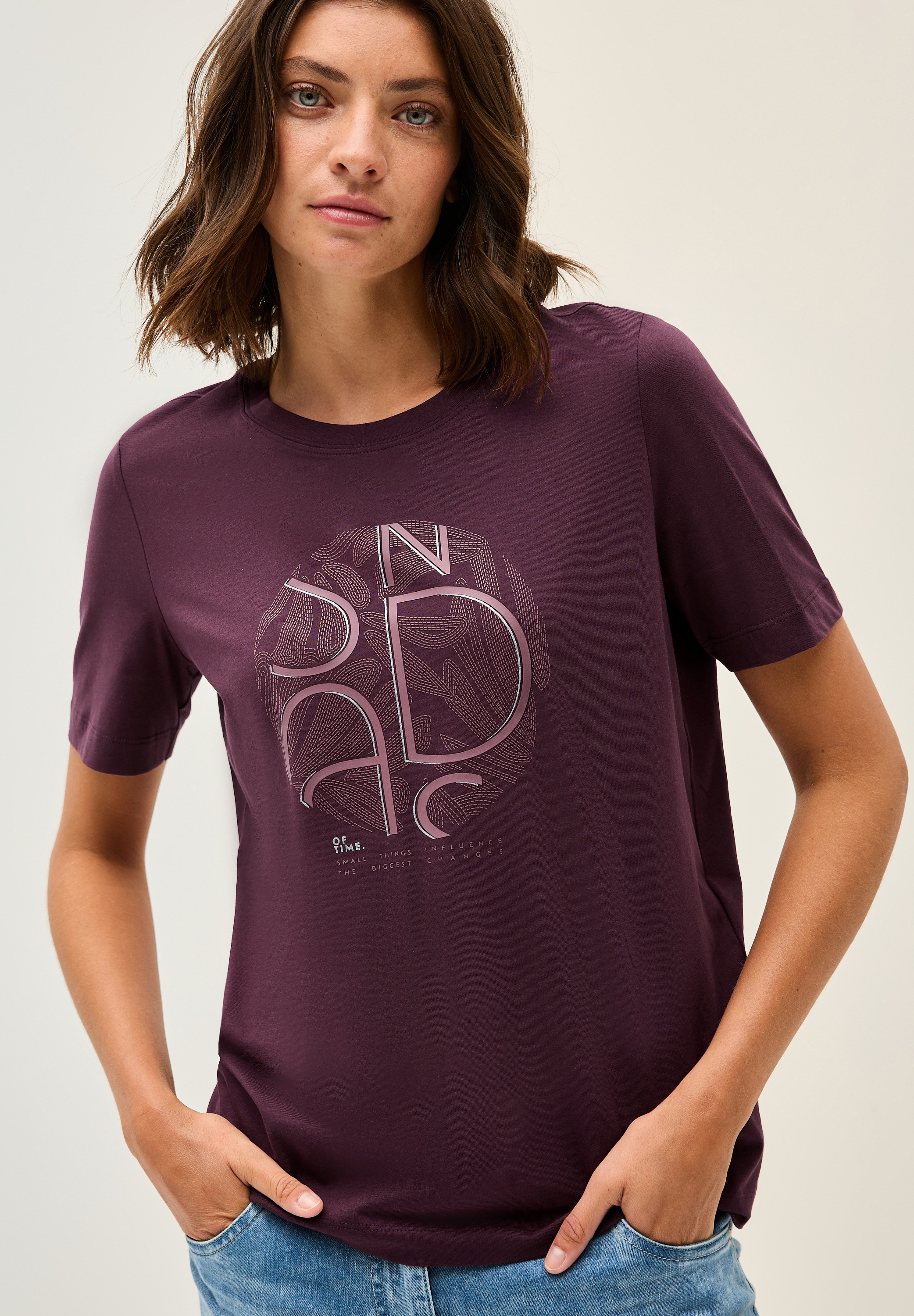 Cecil T-Shirt mit Artwork günstig online kaufen