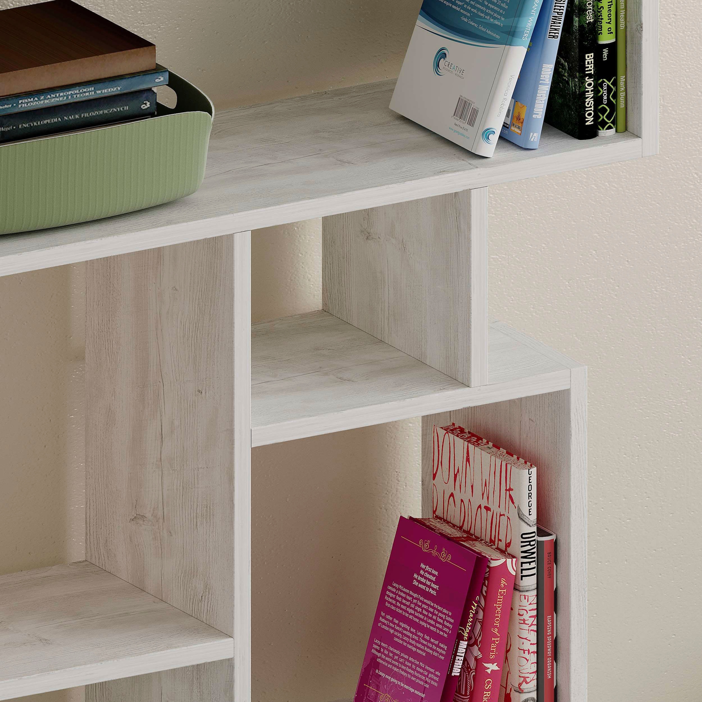 Decortie Bücherregal »Karmato Bücherregal«, (Packung), Leichte Montage, Lagerung, Platzsparend