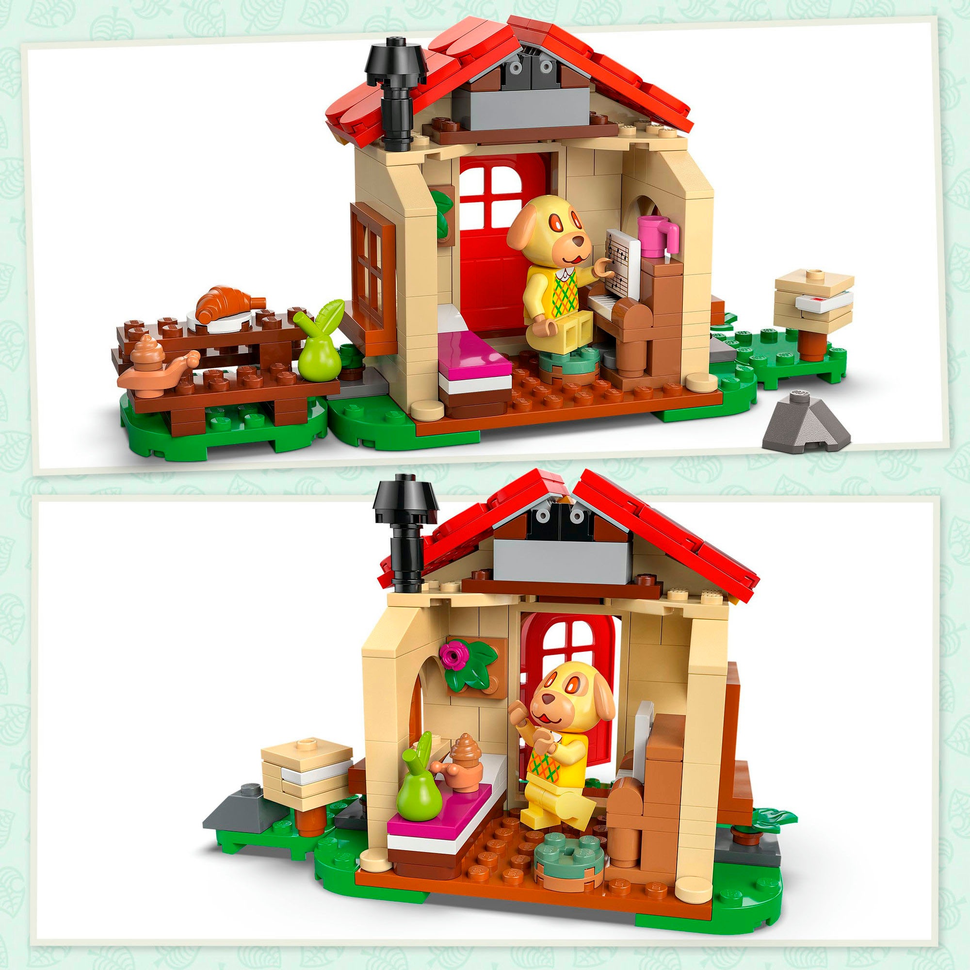 LEGO® Konstruktionsspielsteine »Bienchens gemütliches Haus (77058), LEGO Animal Crossing«, (149 St.), Made in Europe