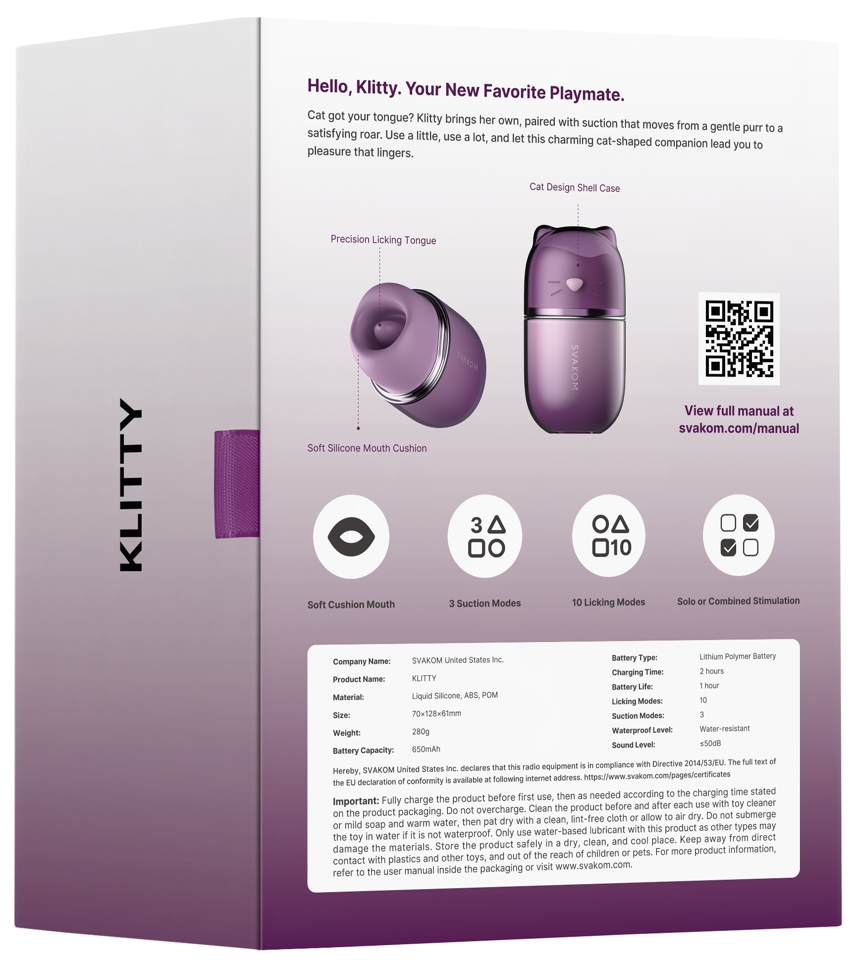 You2Toys Vibrator »Auflegevibrator Klitty«