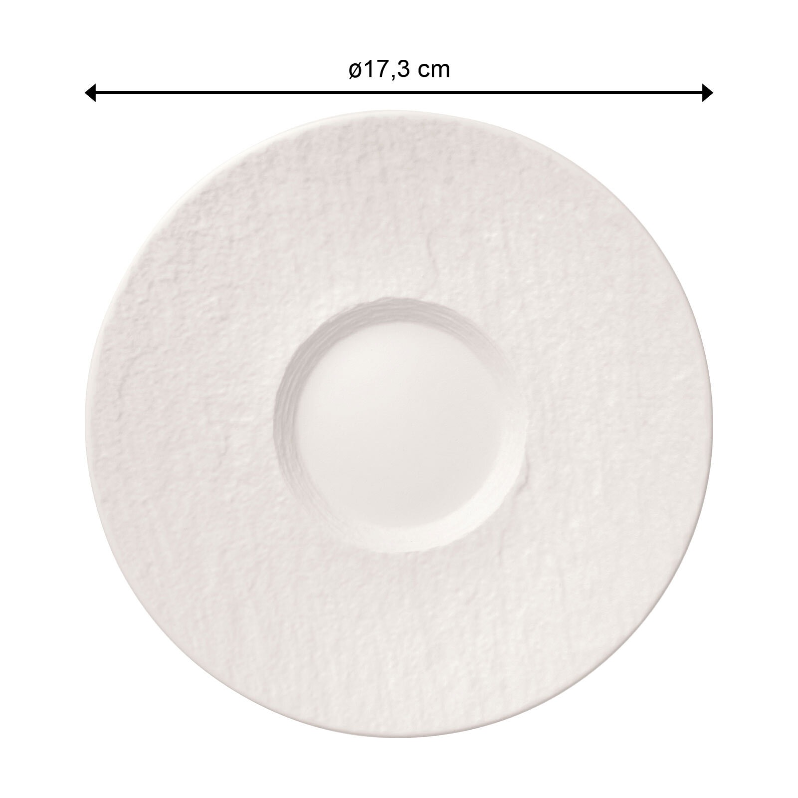 Villeroy & Boch Untertasse »Café au Lait Untertassen Manufacture Rock ø 17 cm 6er Set weiß«